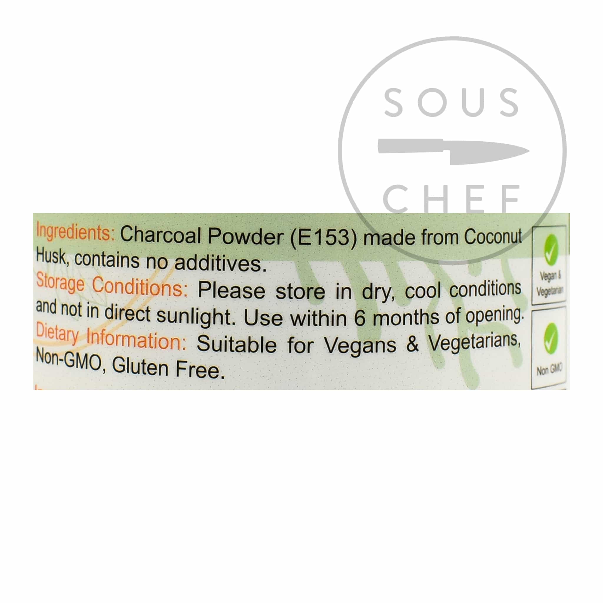 Activated Charcoal Powder, 100g - Image 2