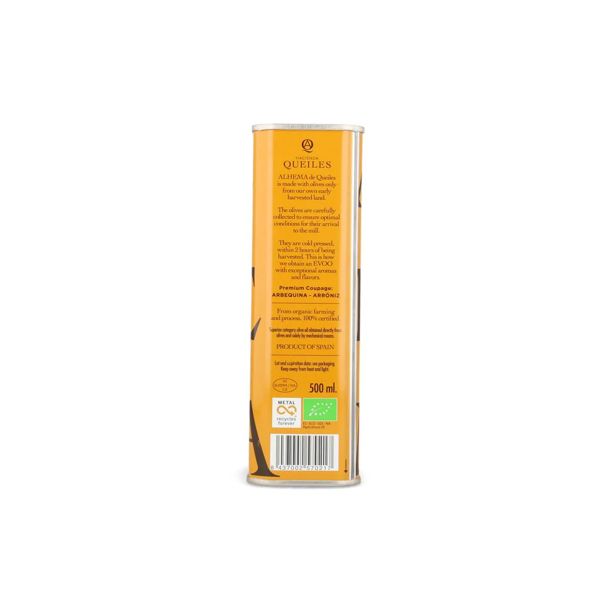 Alhema de Queiles Organic Extra Virgin Olive Oil - Image 5