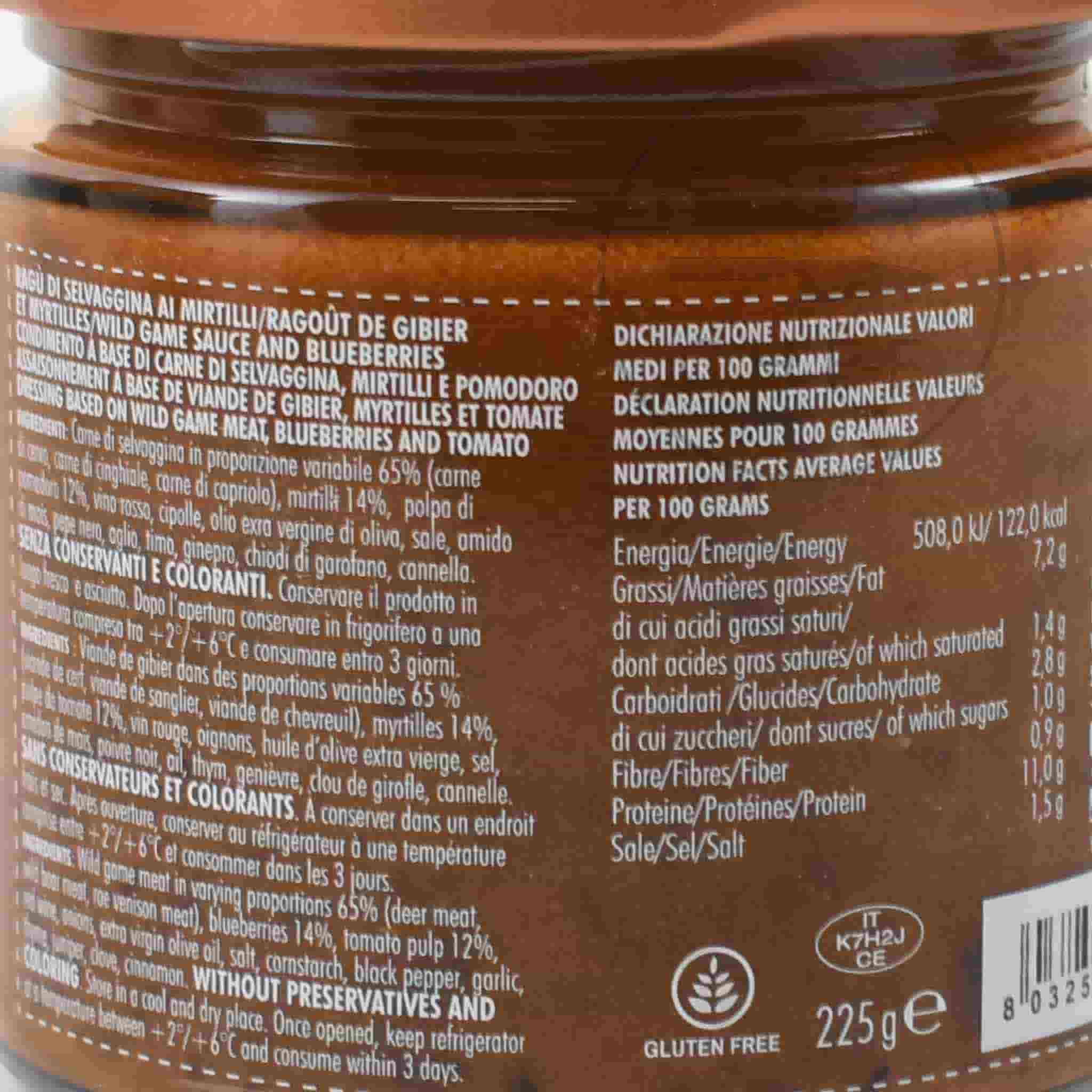 Alpenzu Game & Blueberry Ragu, 225g - Image 2
