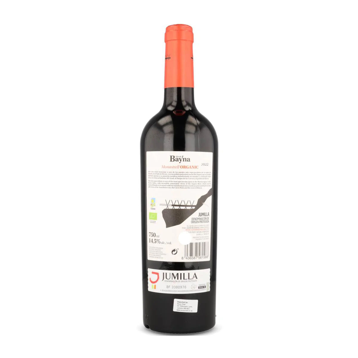 Alto de Bayna Organic Monastrell Red Wine, 750ml - Image 2