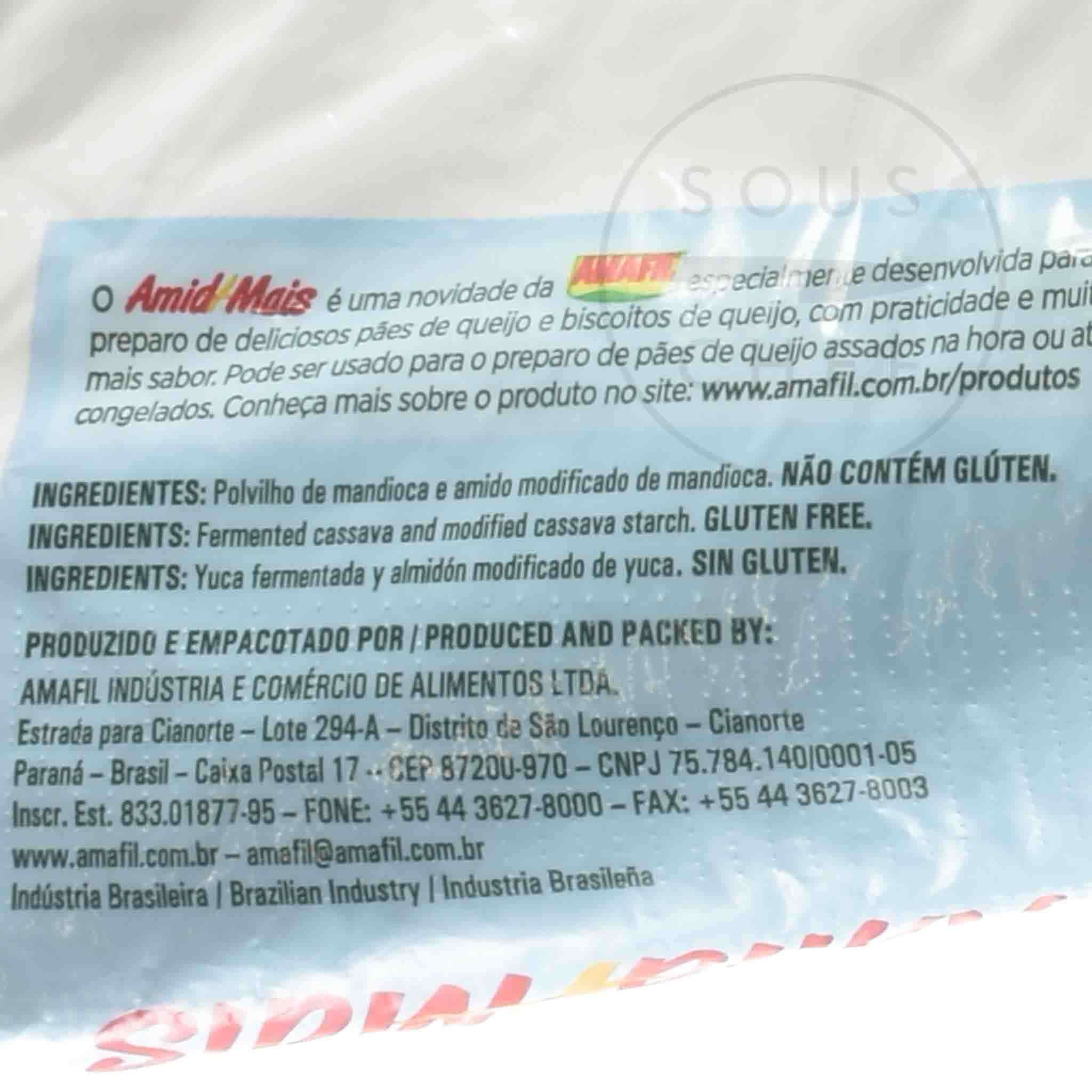 Amafil Pao De Queijo - Brazilian Cheese Bread Mix, 1kg - Image 2