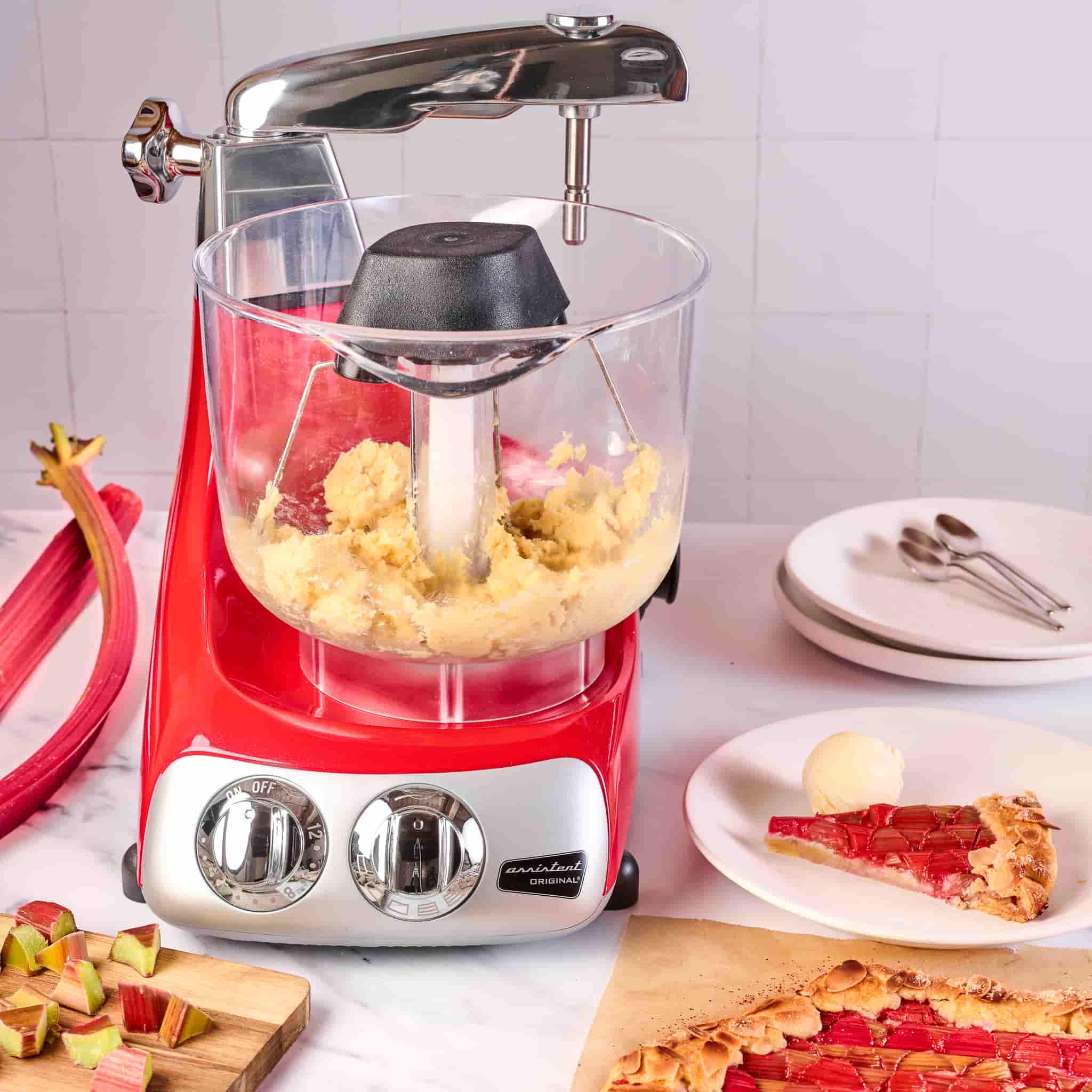 Ankarsrum Assistent Original Stand Mixer, Red - Image 4