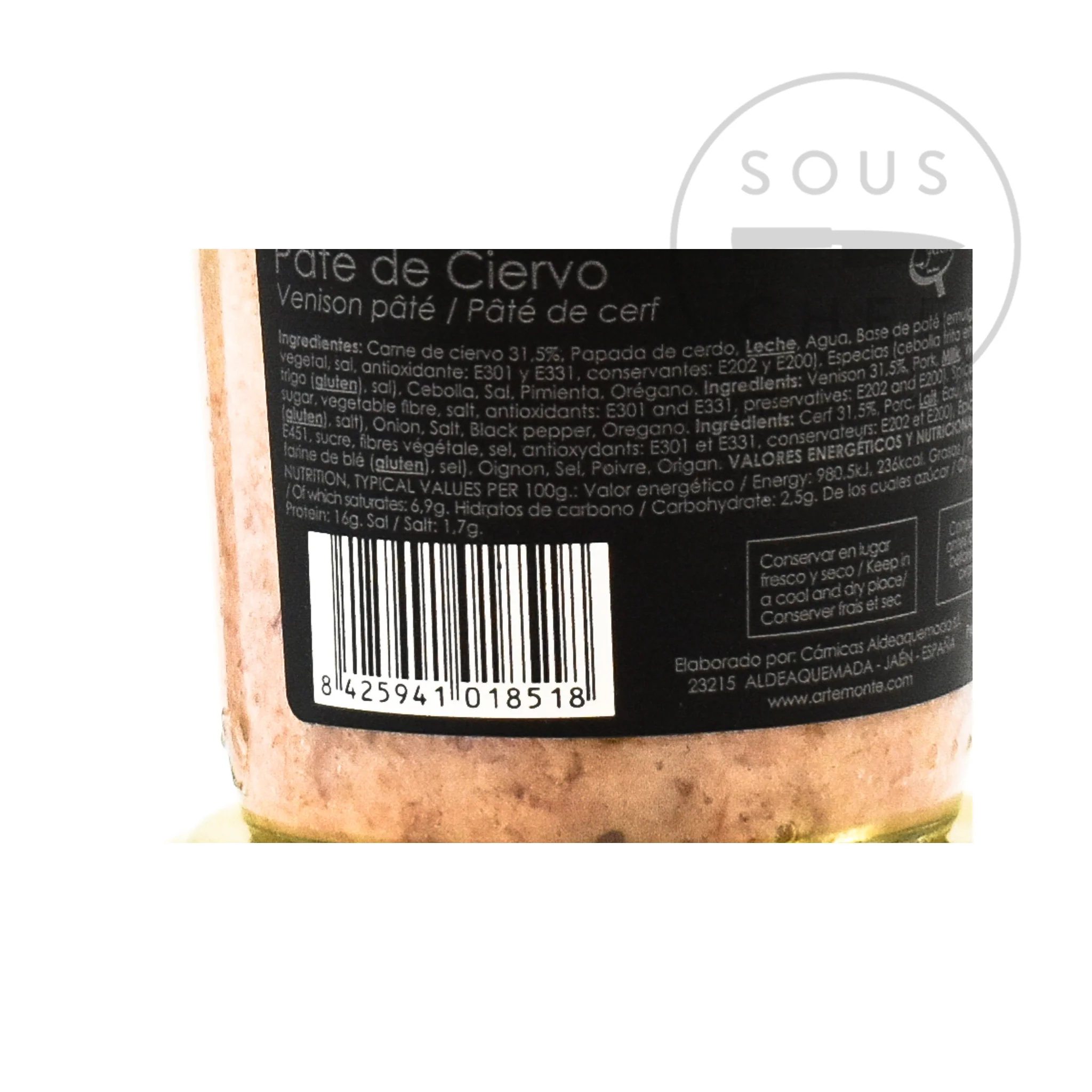 ArteMonte Venison Pate, 100g - Image 2