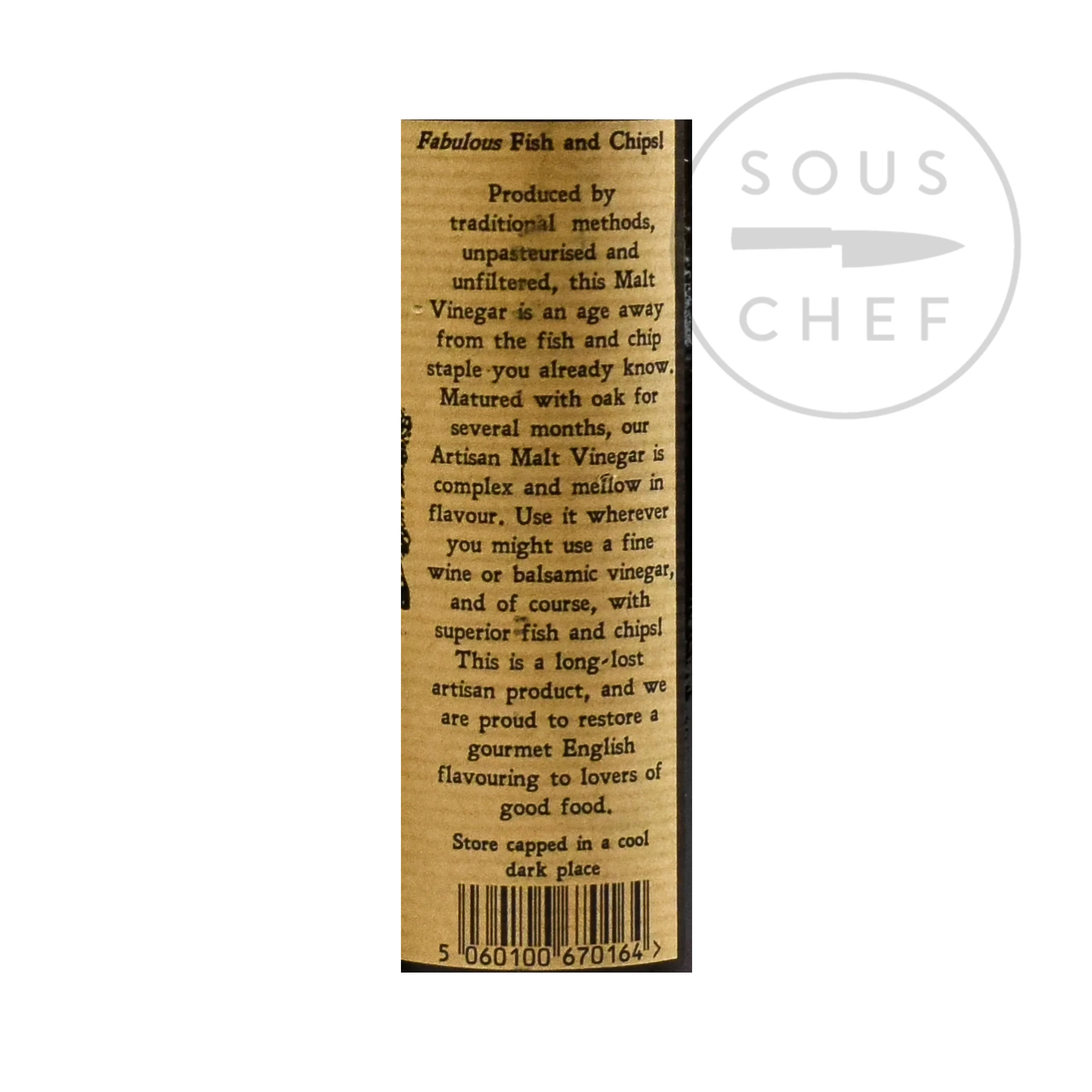 Artisan Malt Vinegar, 250ml - Image 3