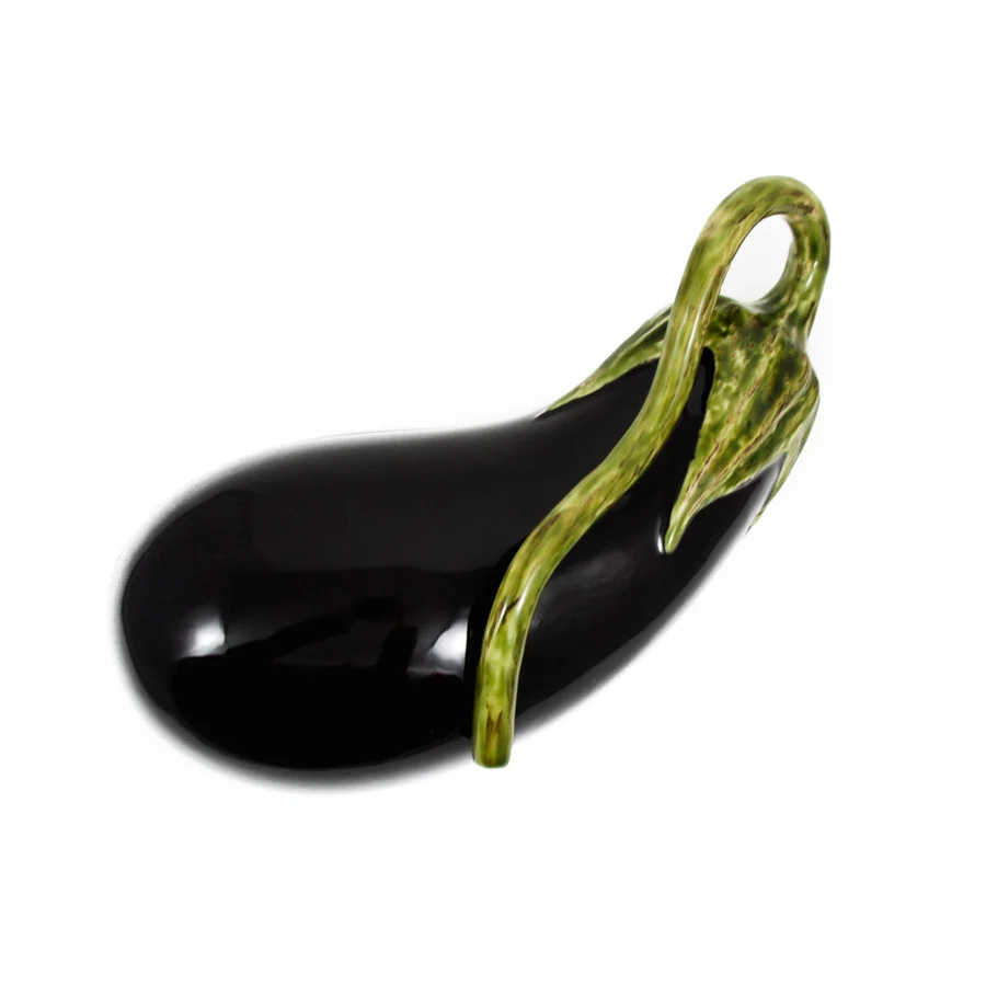 Bordallo Pinheiro Aubergine Dish, 28cm - Image 2