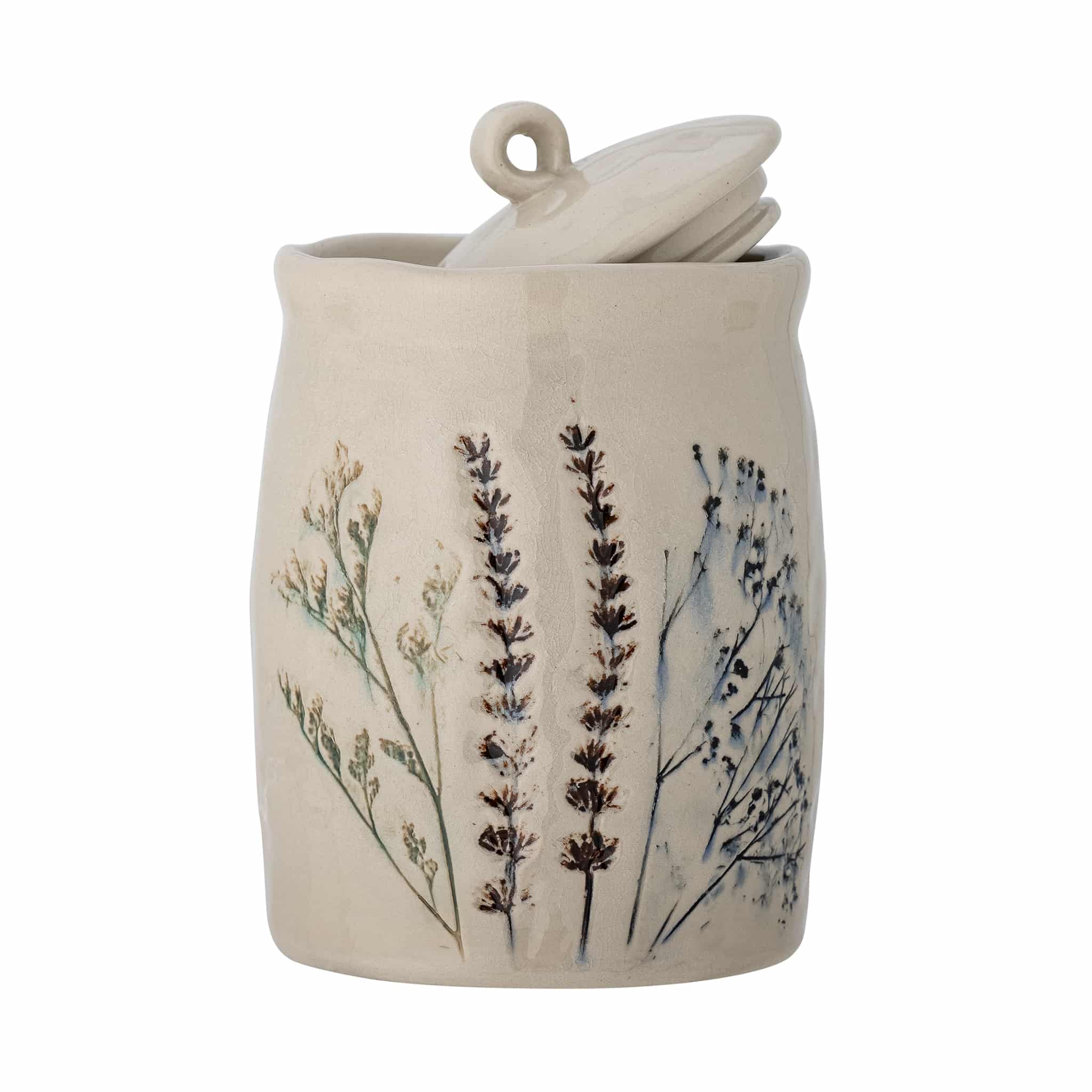 Bea Floral Jar with Lid, 12cm - Image 2
