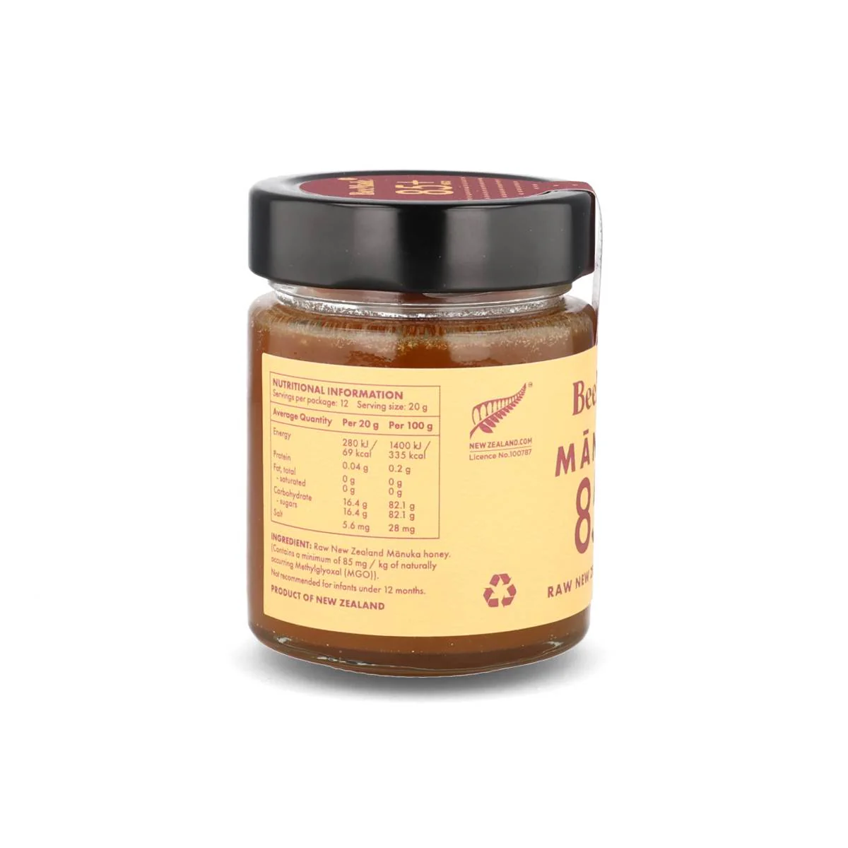 BeeMade Manuka MGO 85+ Honey, 250g - Image 4