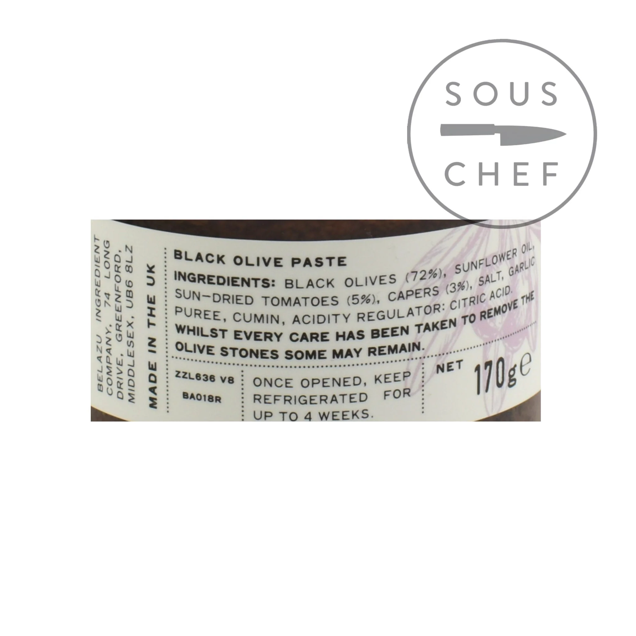 Belazu Black Tapenade, 170g - Image 2