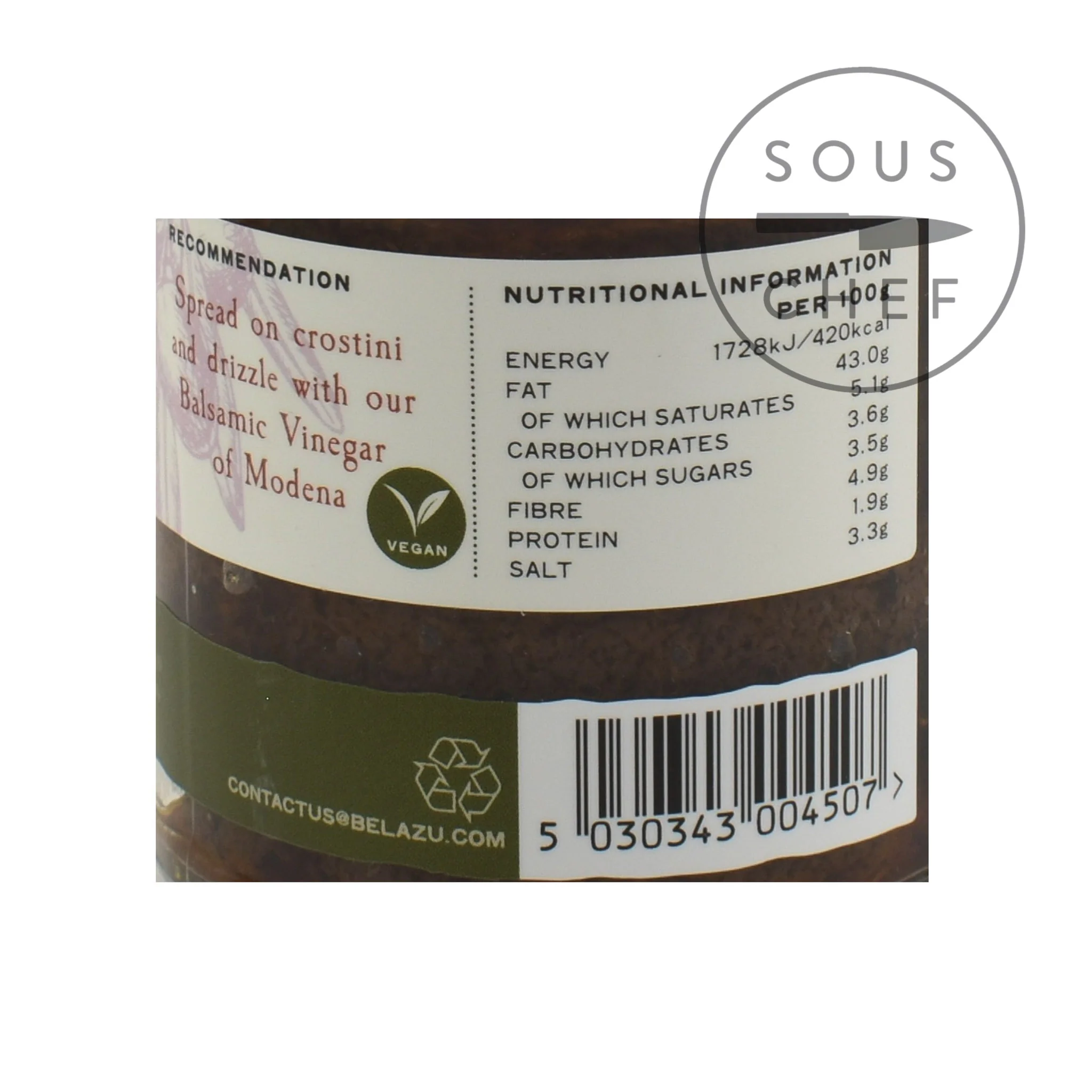 Belazu Black Tapenade, 170g - Image 3