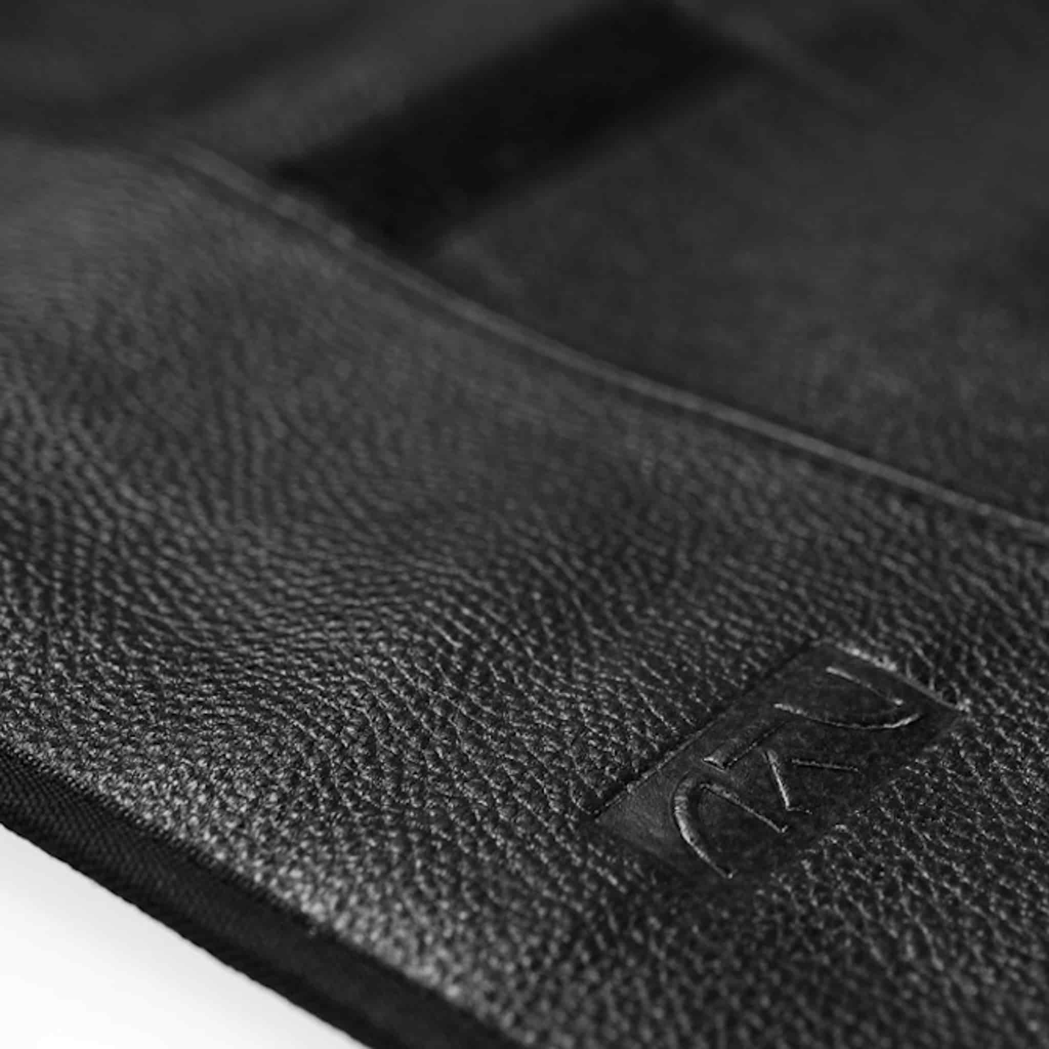 Black Buffalo Leather Knife Roll, 6 Slots - Image 3