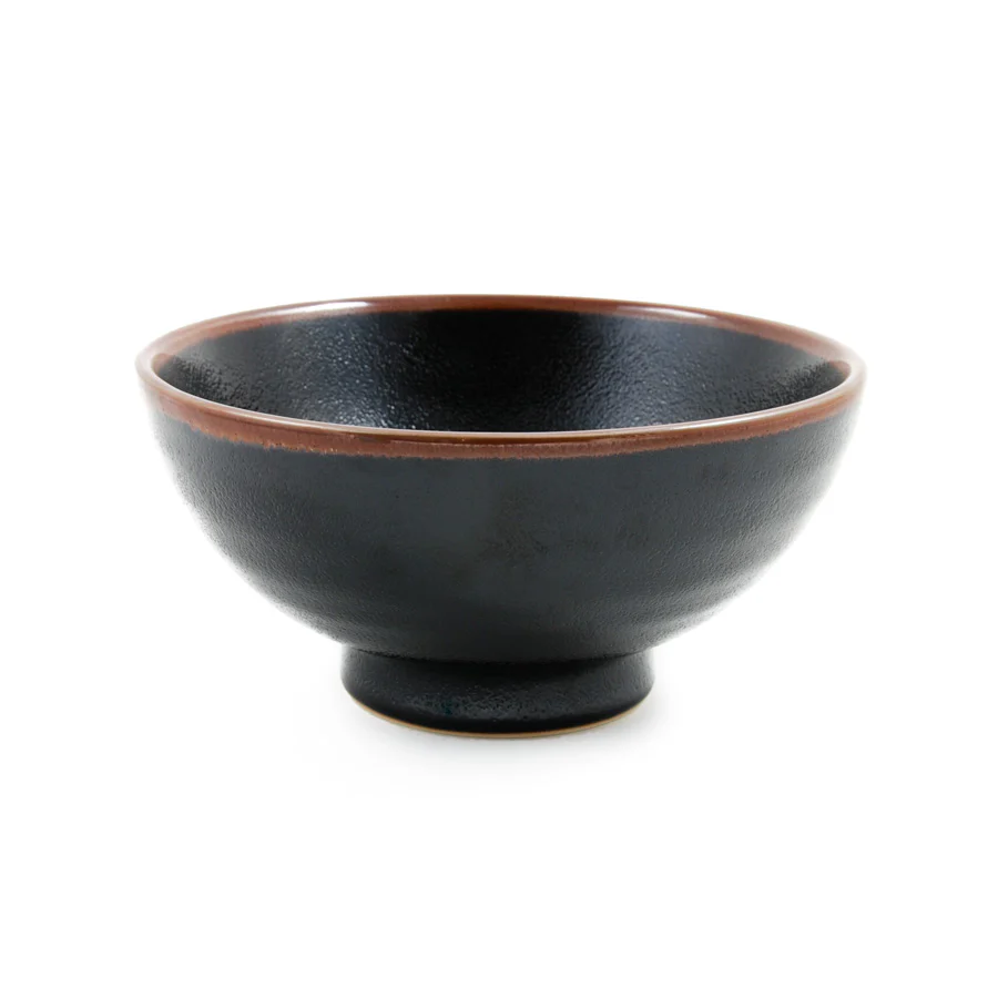 Black Stoneware Ramen Bowl, 19.7cm