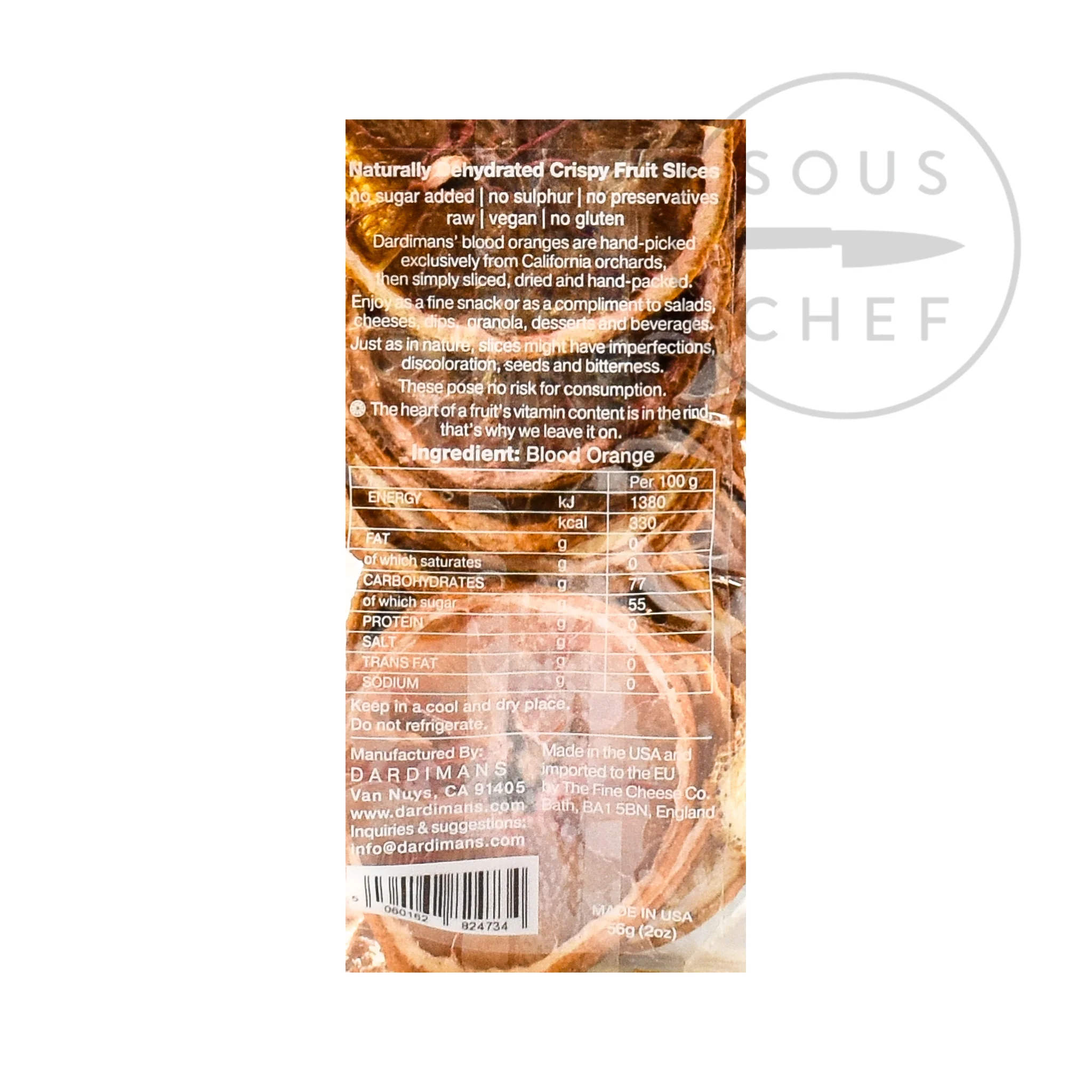 California Crisps Blood Orange Slices, 42g - Image 2