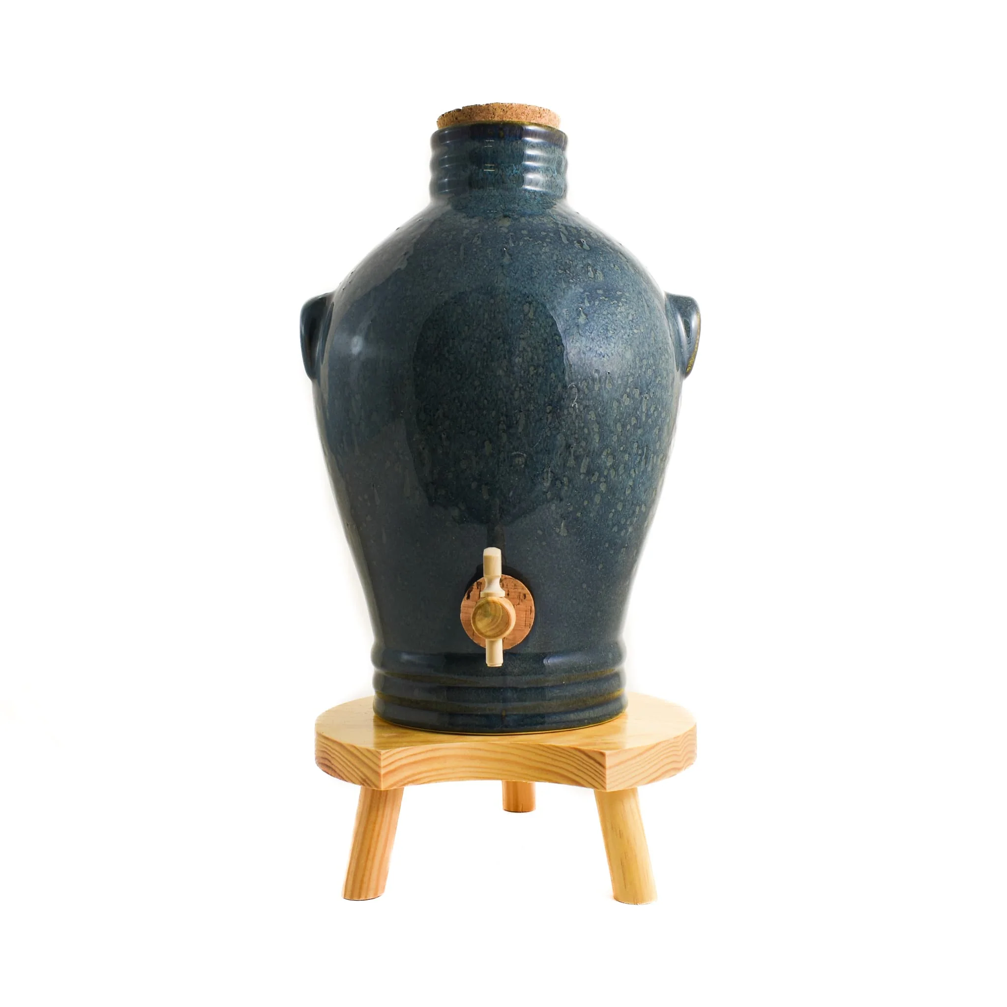 Blue Glaze Vinaigrier, 3L - Image 2