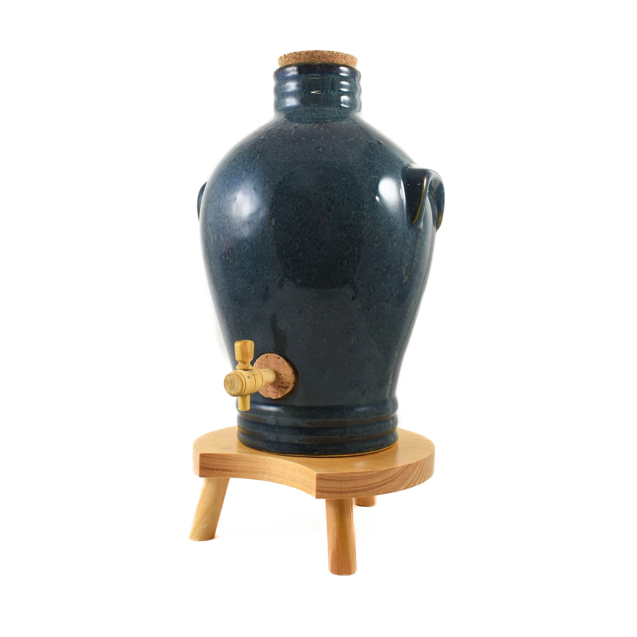 Blue Glaze Vinaigrier, 3L - Image 3