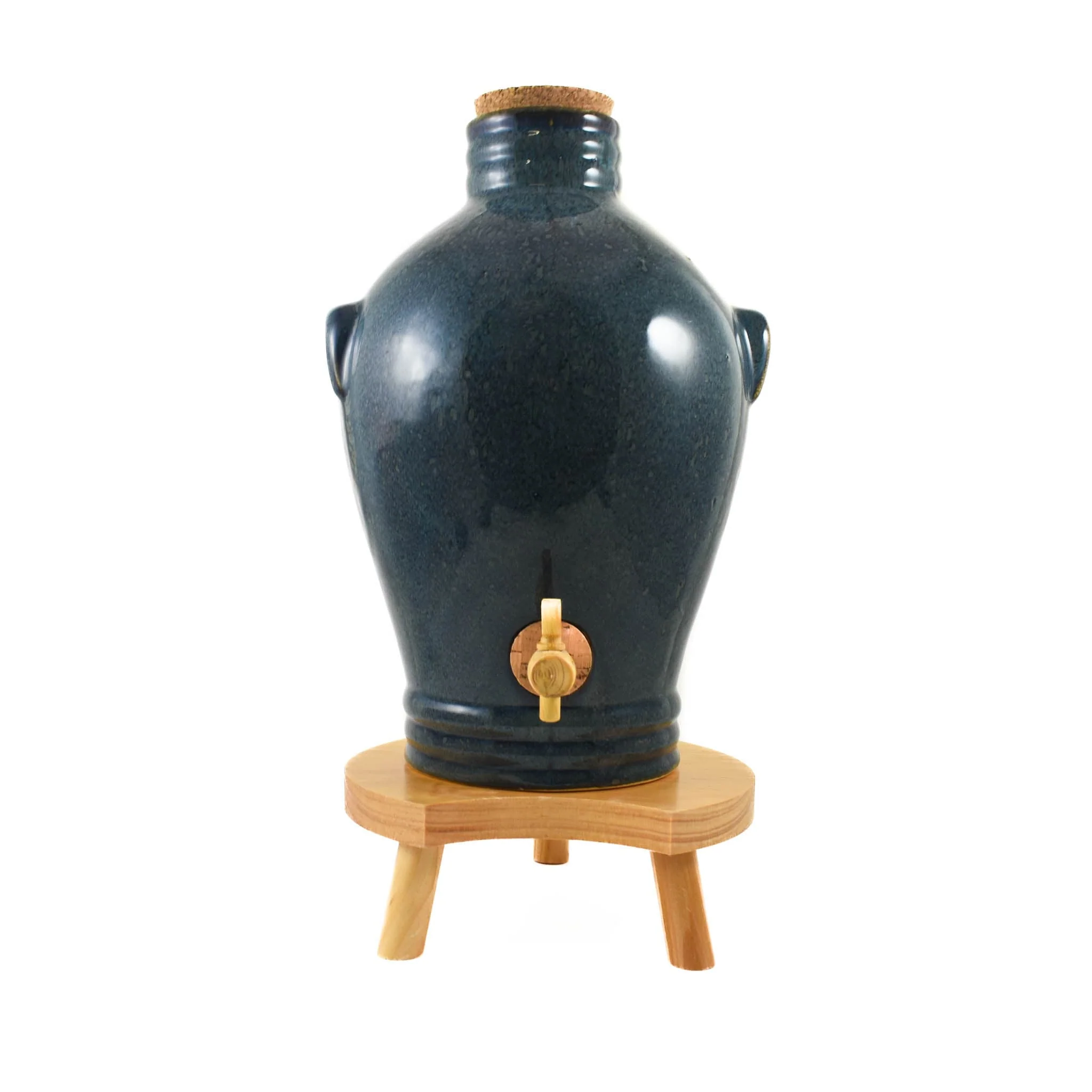 Blue Glaze Vinaigrier, 3L - Image 4