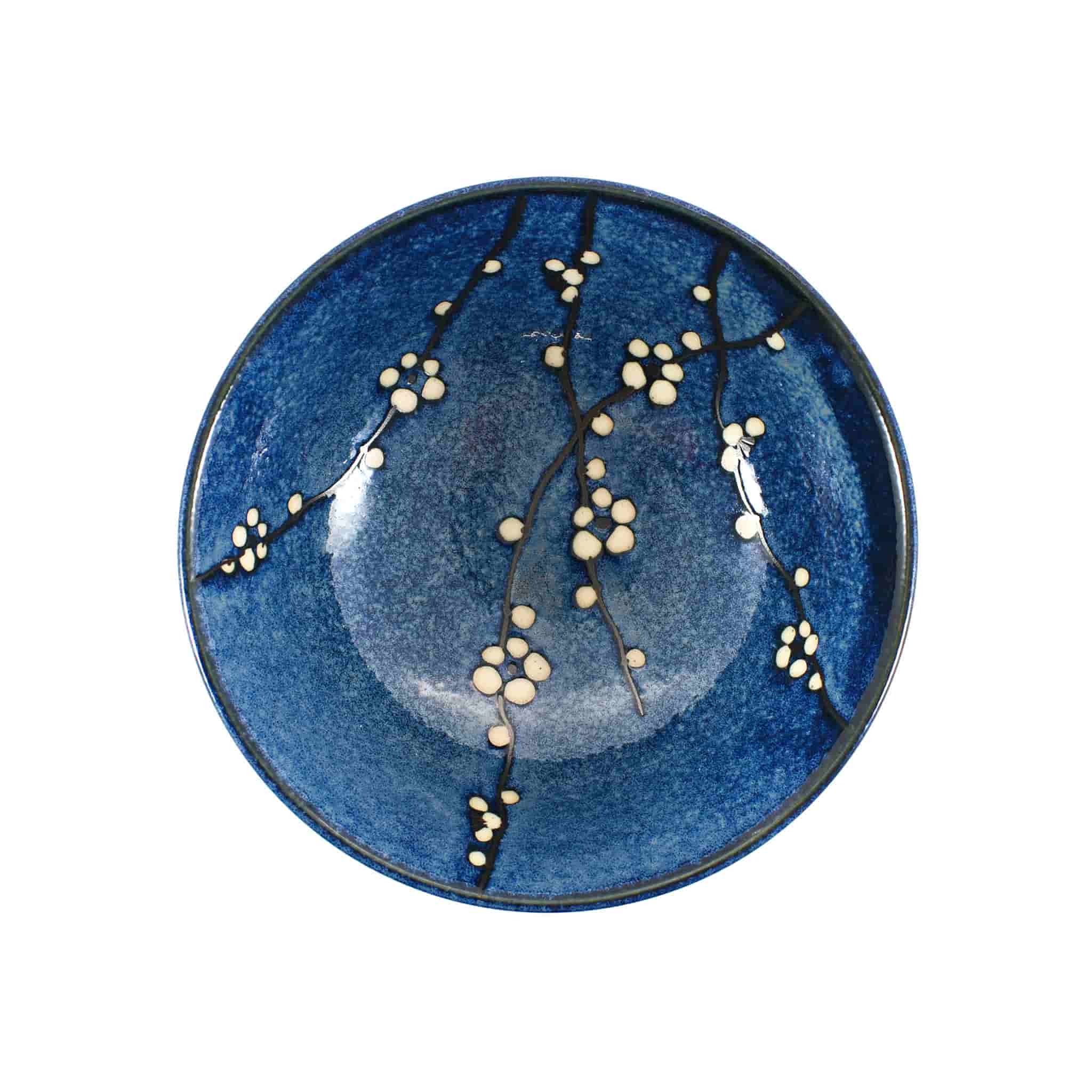 Blue Sakura Ramen Bowl, 21cm - Image 6