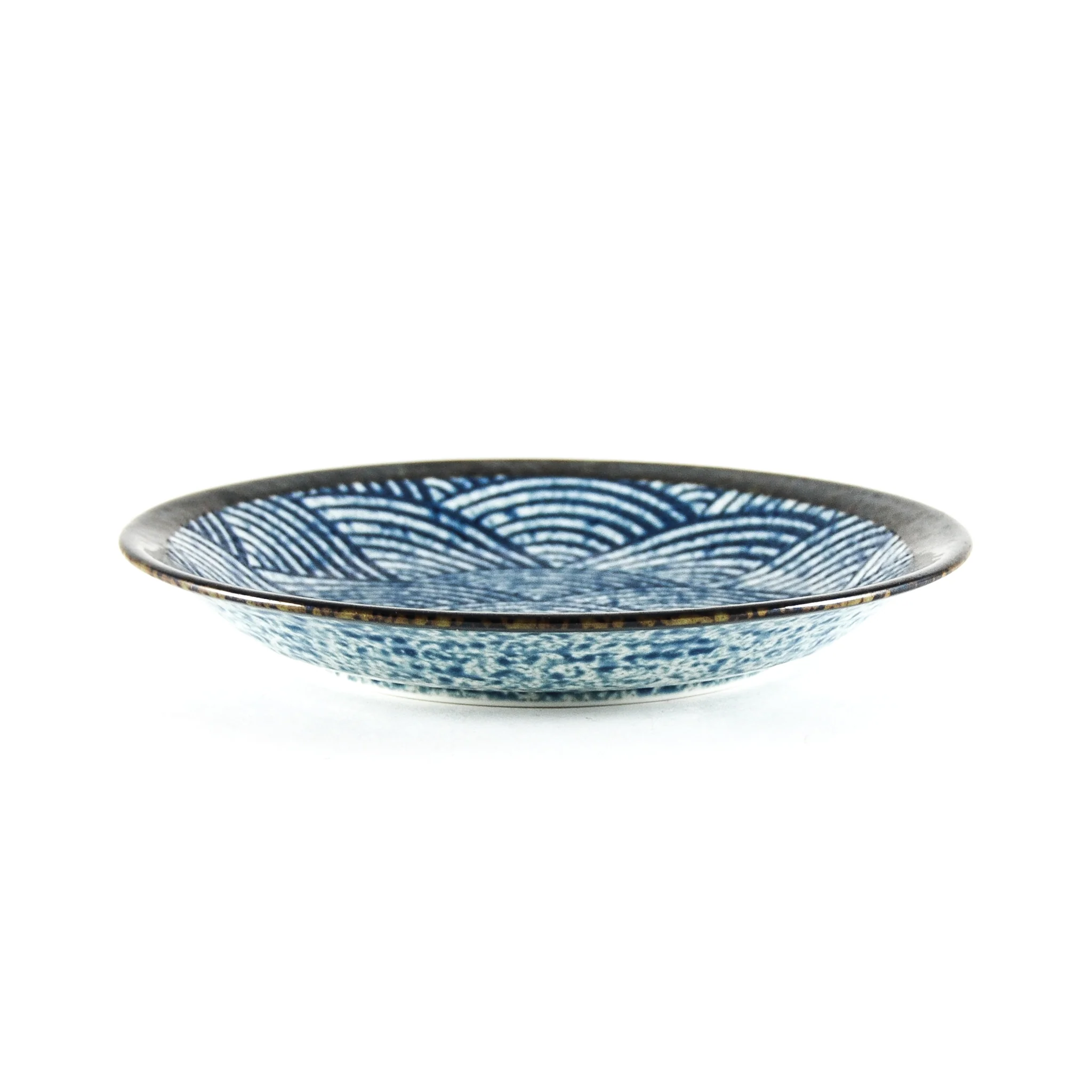 Blue Wave Medium Plate, 22cm - Image 3
