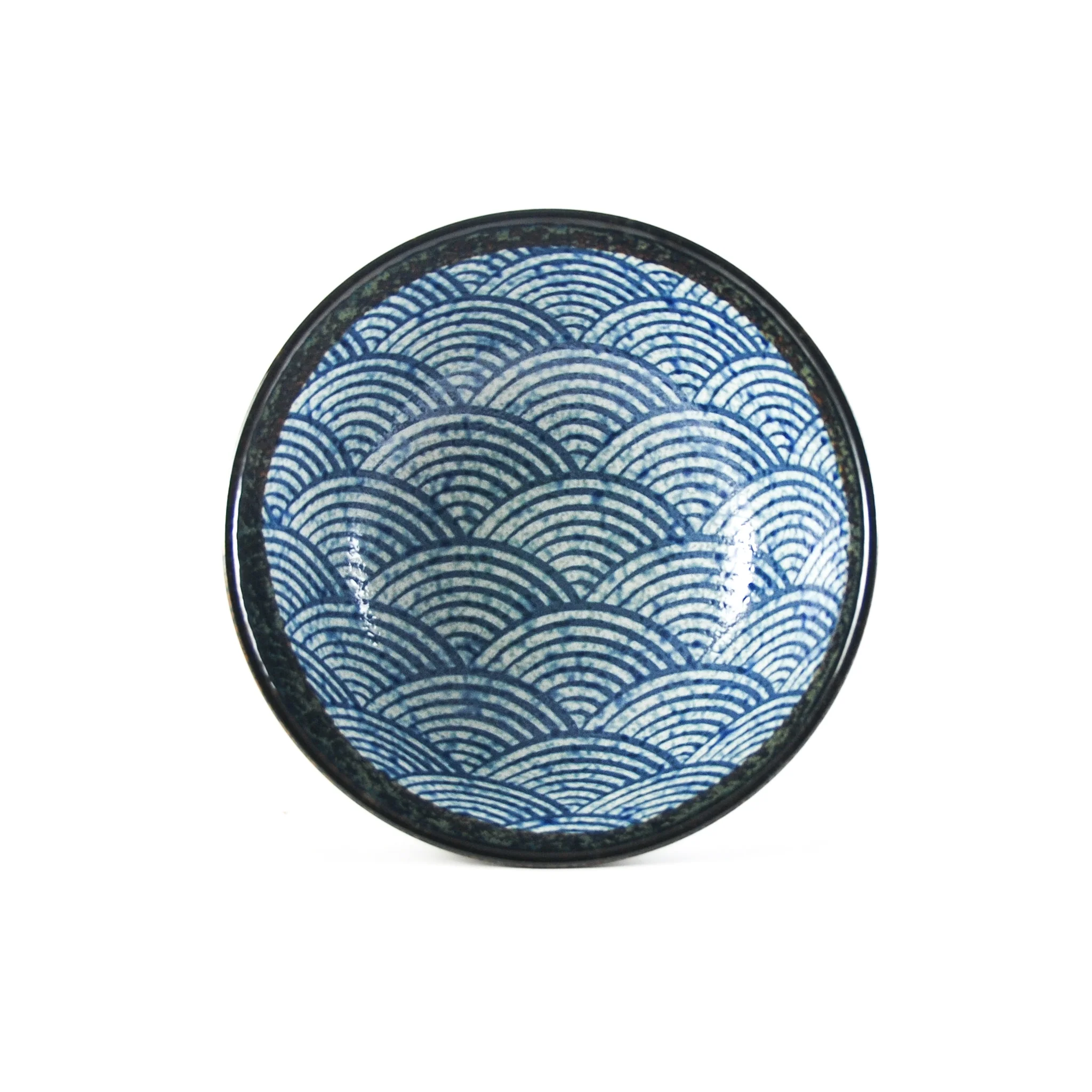 Blue Wave Noodle Bowl, 16.8cm - Image 4