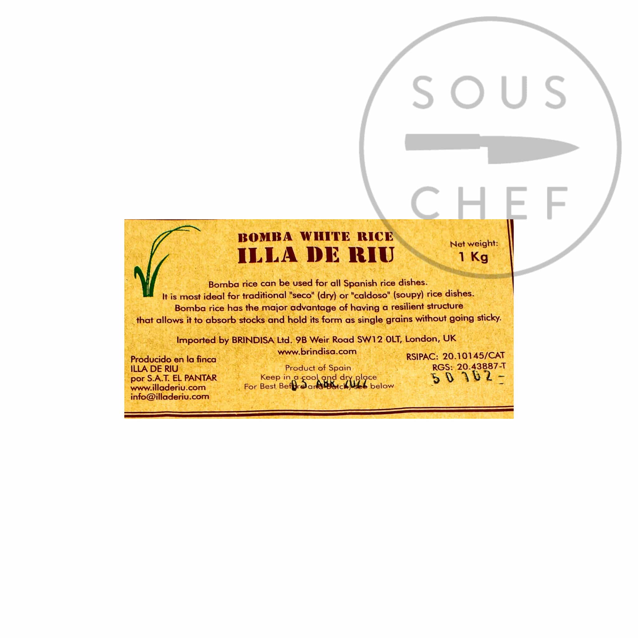 Bomba Paella Rice, 1kg - Image 2