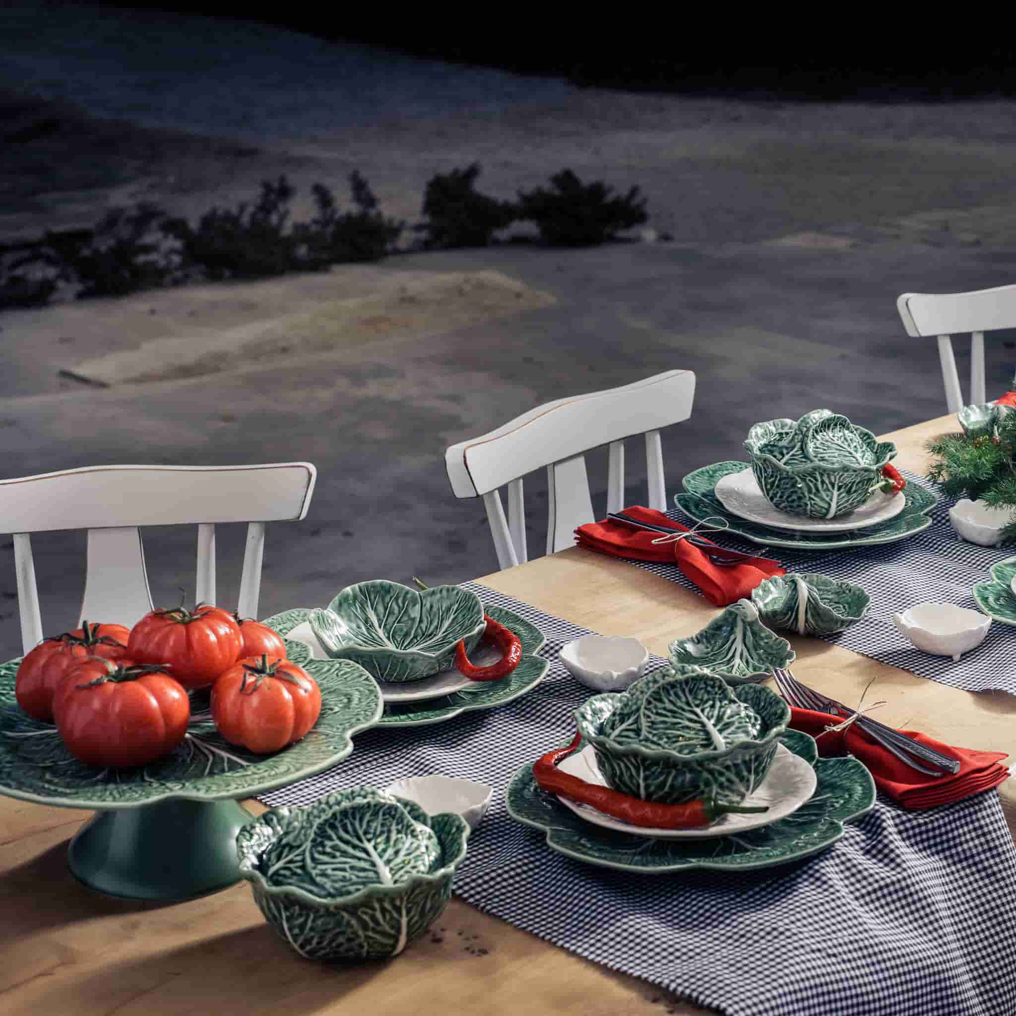 Bordallo Pinheiro Cabbage Dinner Plate, 26cm - Image 3