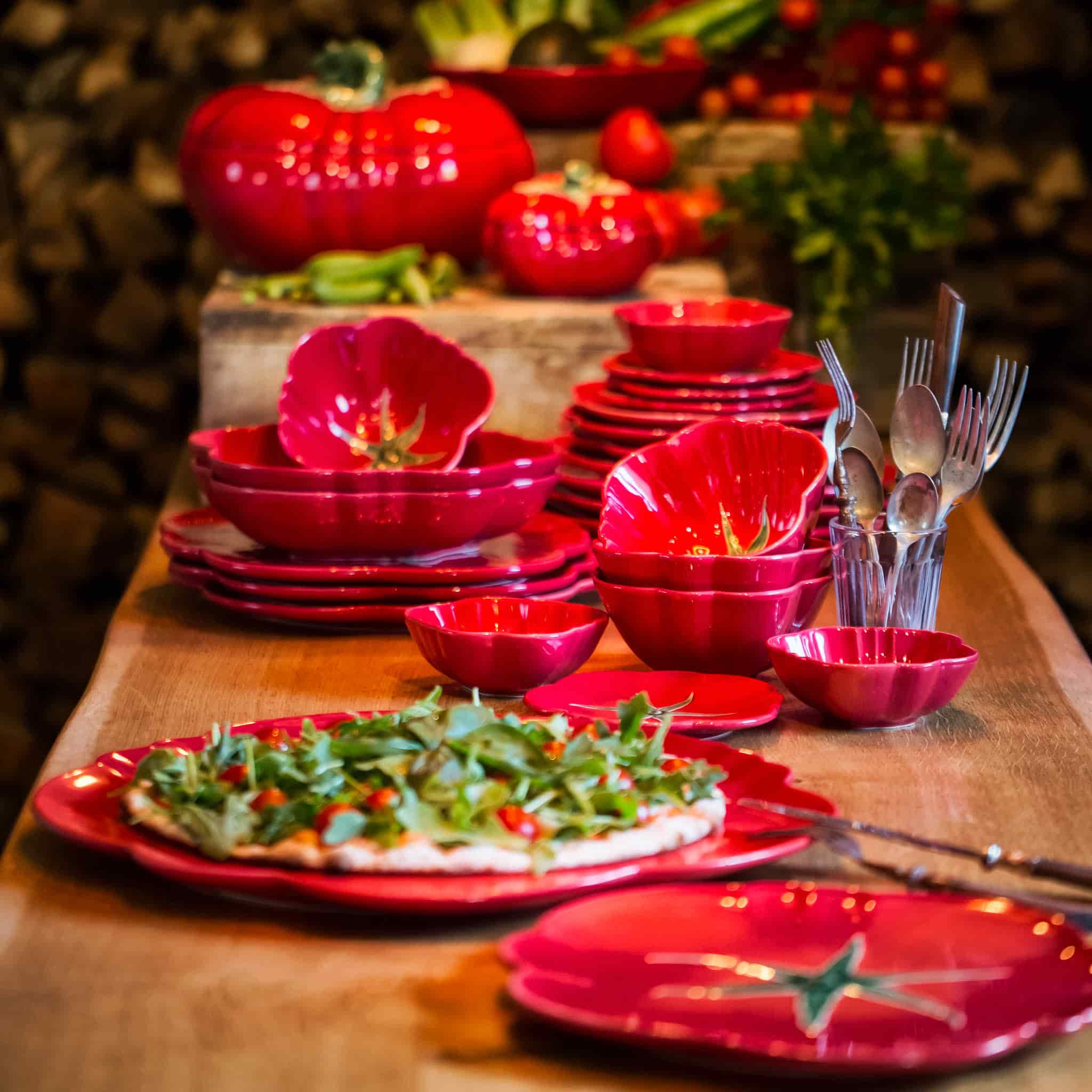 Bordallo Pinheiro Tomato Dinner Plate, 29cm - Image 2