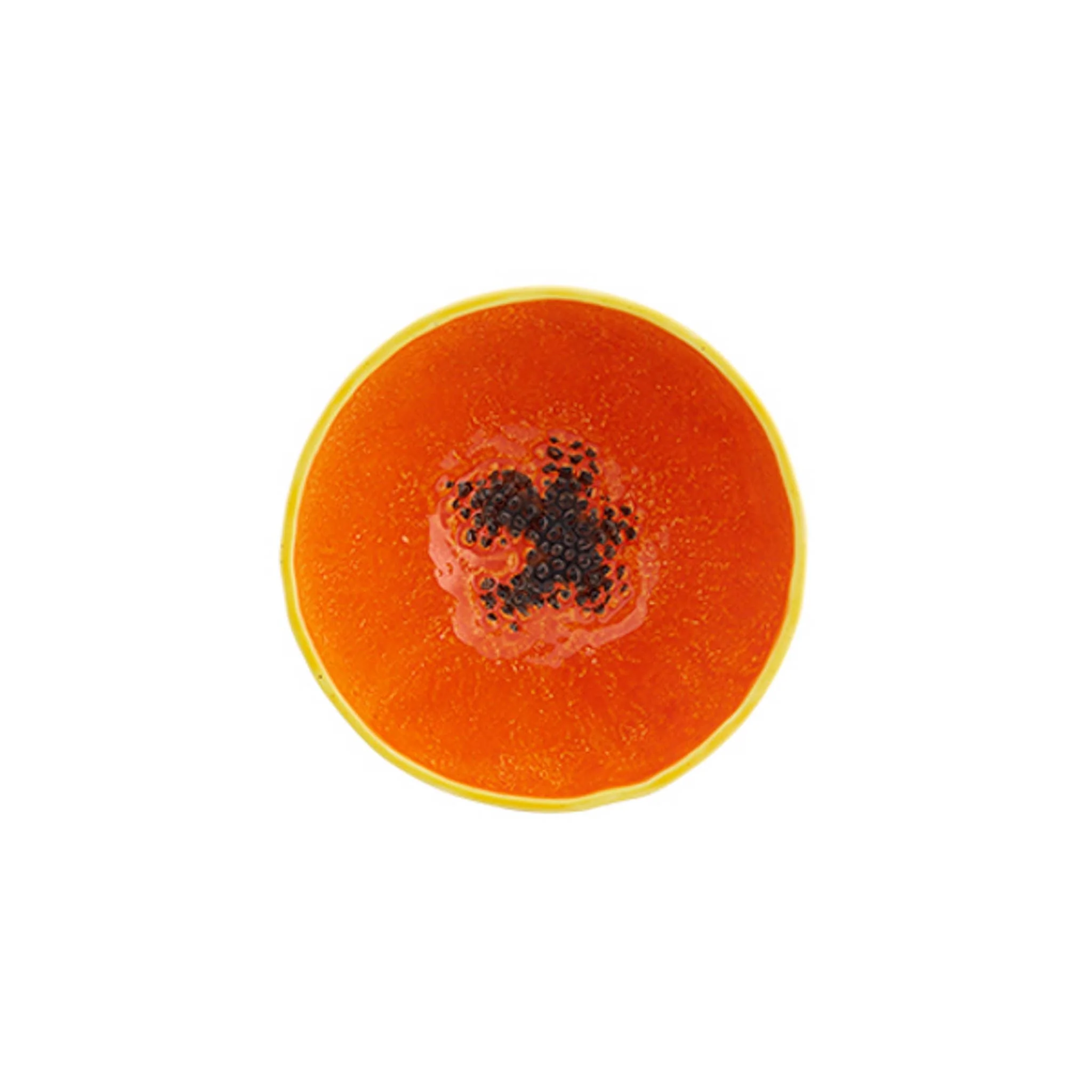 Bordallo Pinheiro Tropical Fruits Papaya Small Bowl, 14x14cm - Image 2