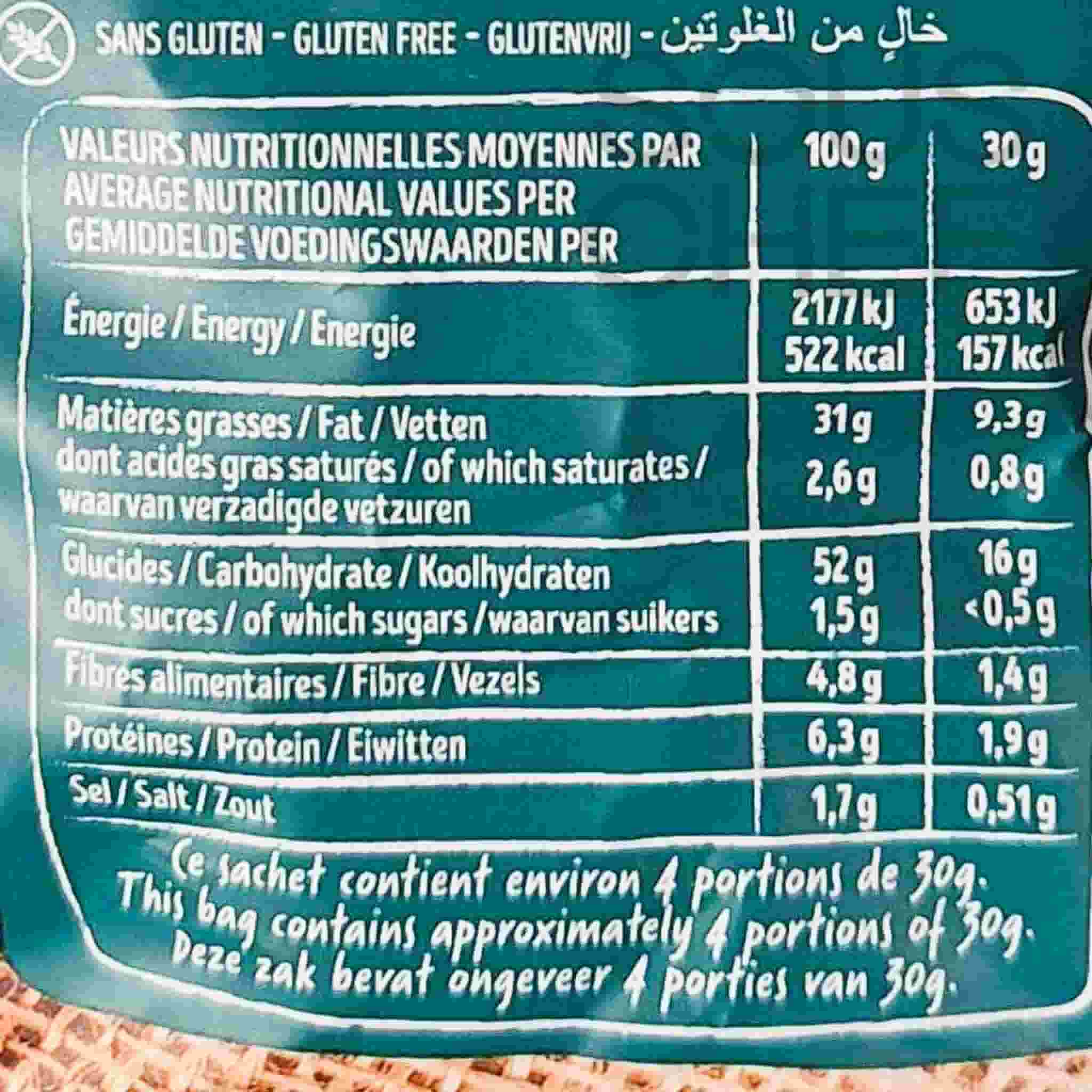 Bret's Bleu d'Auvergne DOP Blue Cheese Crisps, 125g - Image 3