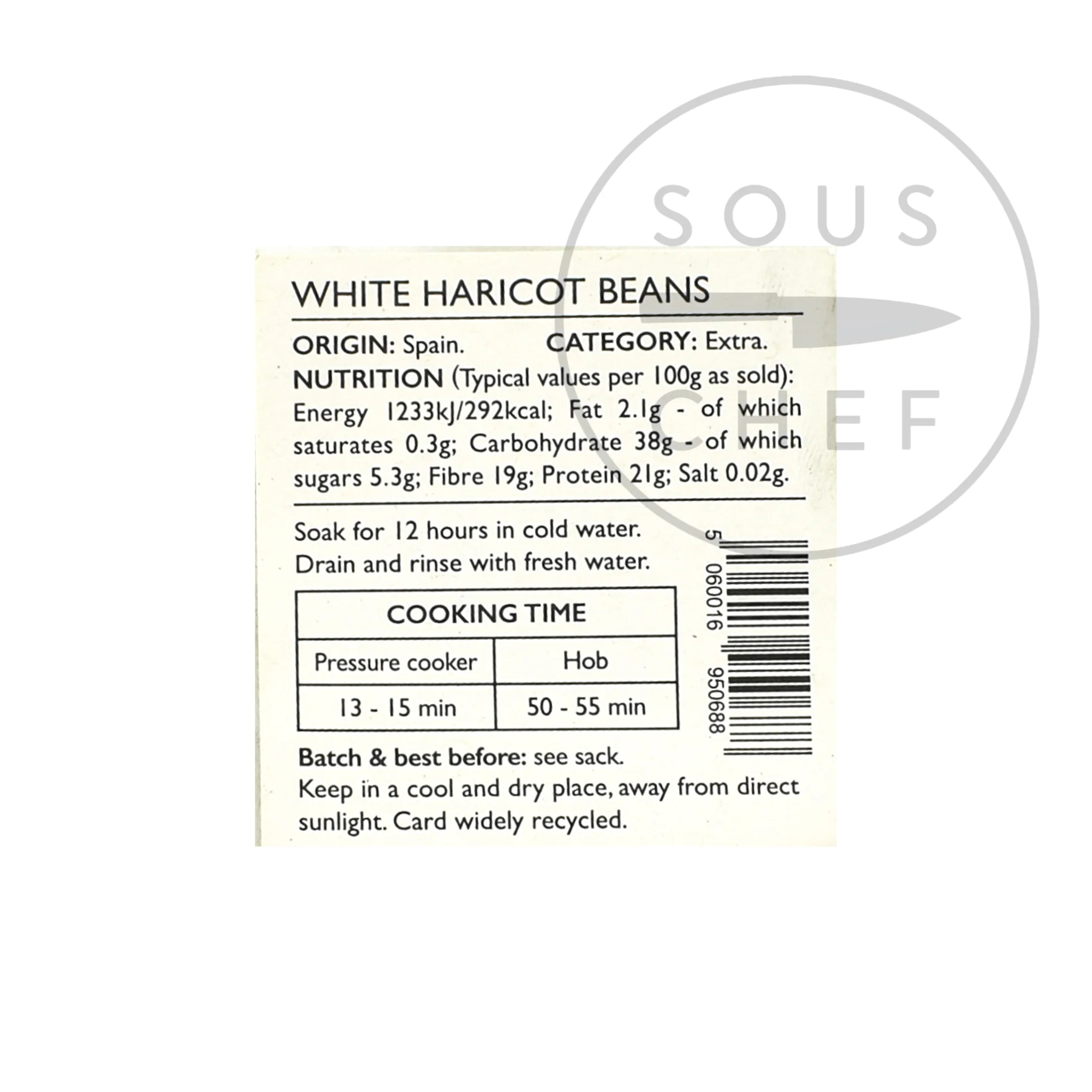 Brindisa Epic Alubia Beans in Cloth Sack, 500g - Image 2