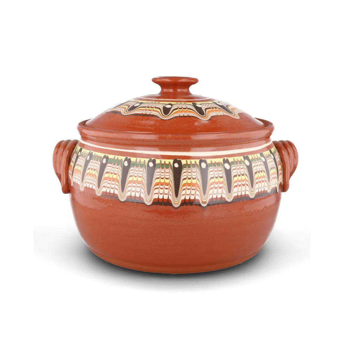 Troyan Chestnut Terracotta Cooking Pot - Image 2