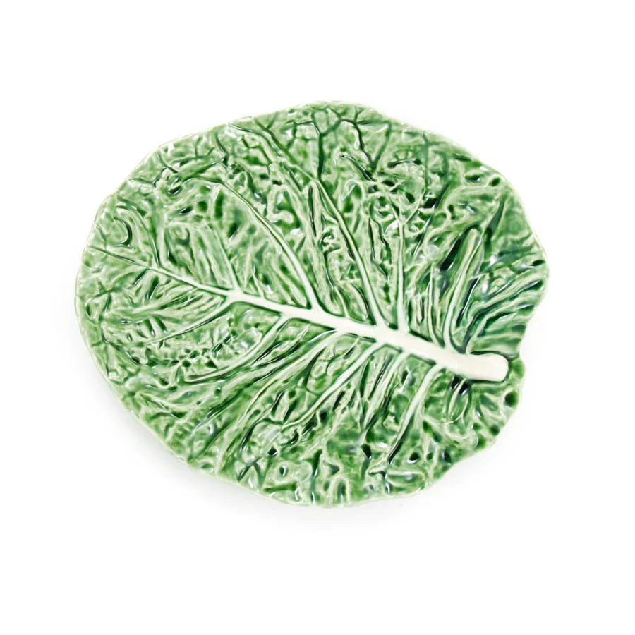 Bordallo Pinheiro Cabbage Leaf Oval Platter - Image 3