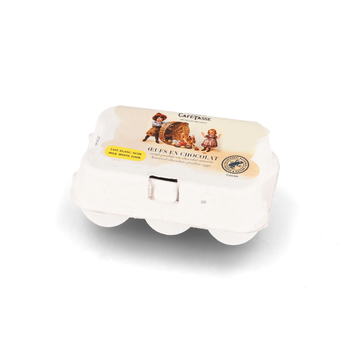 Café-Tasse Chocolate Easter Eggs in Egg Carton, 72g - Image 2