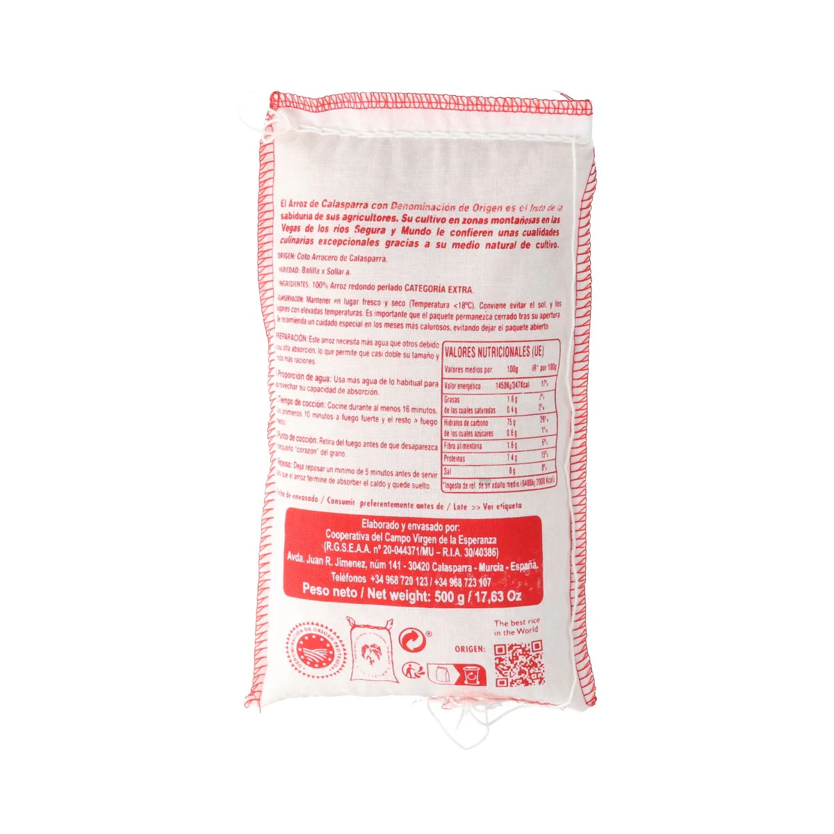 Calasparra Paella Rice DOP, 500g - Image 2