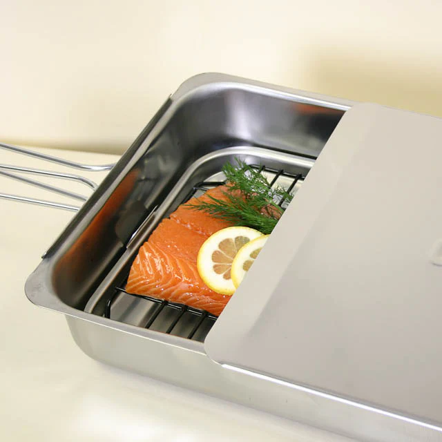 Camerons Gourmet Mini Smoker, 18cm x 28cm - Image 3