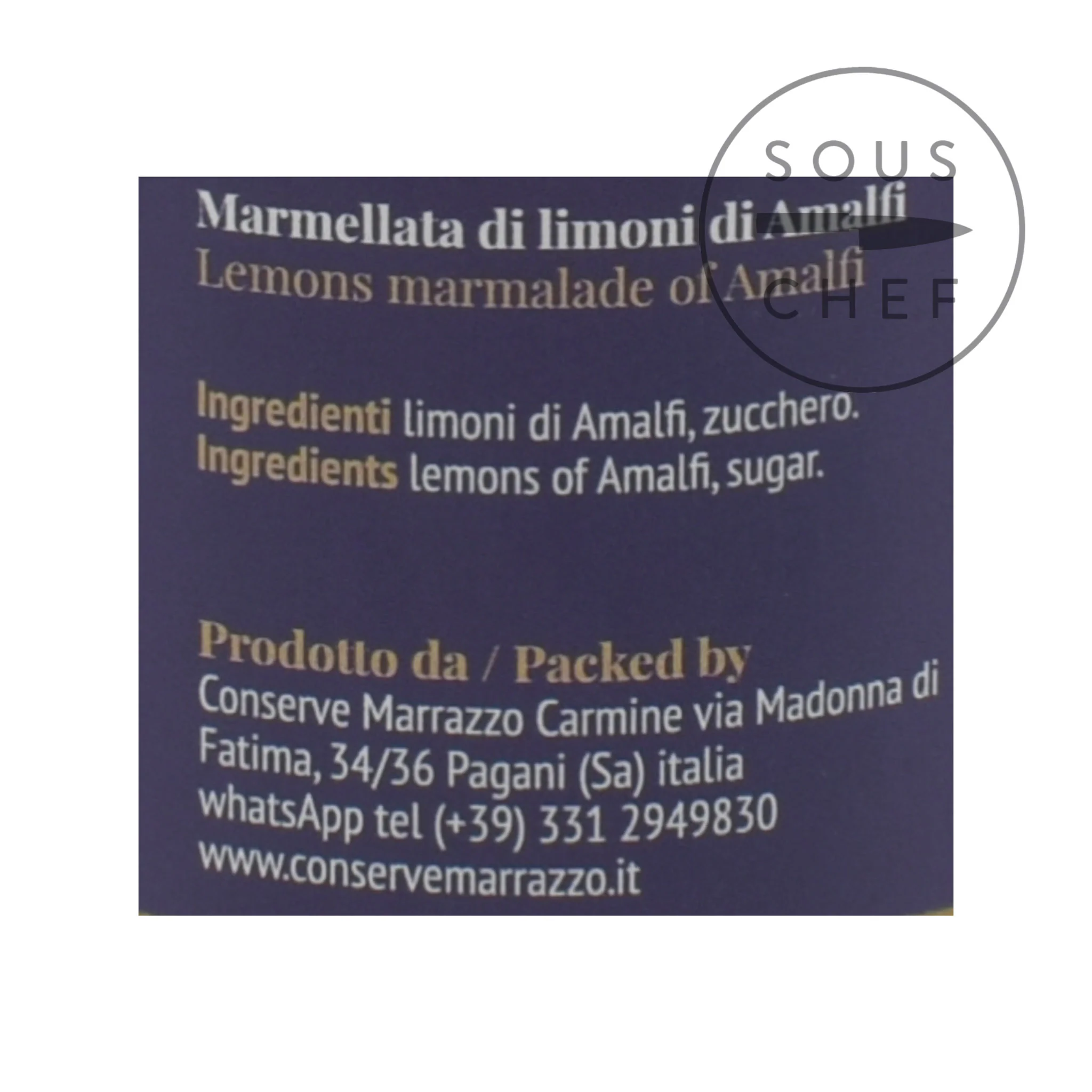 Casa Marrazzo Amalfi Lemon Jam, 350g - Image 3
