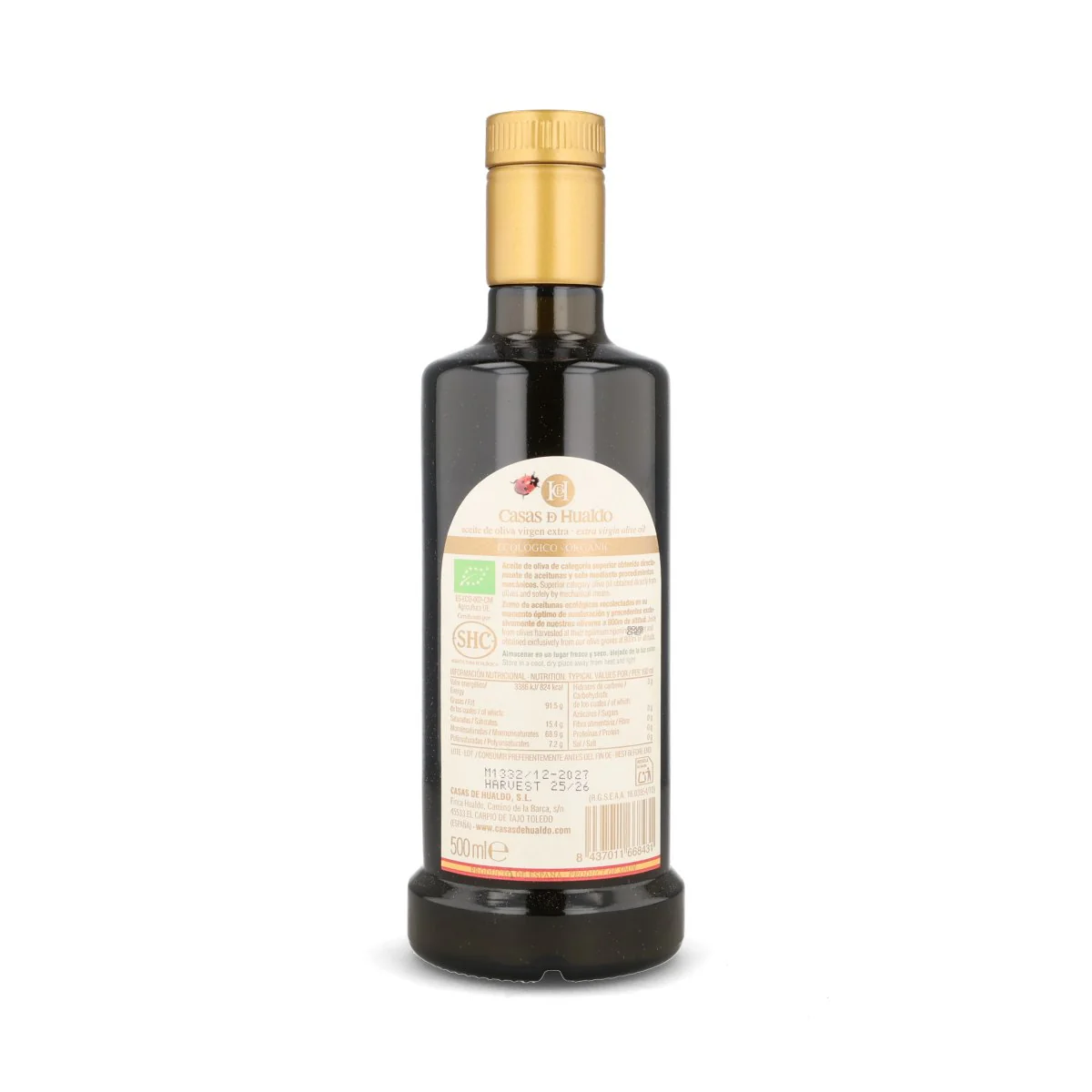 Casas de Hualdo Organic Extra Virgin Olive Oil, 500ml - Image 2