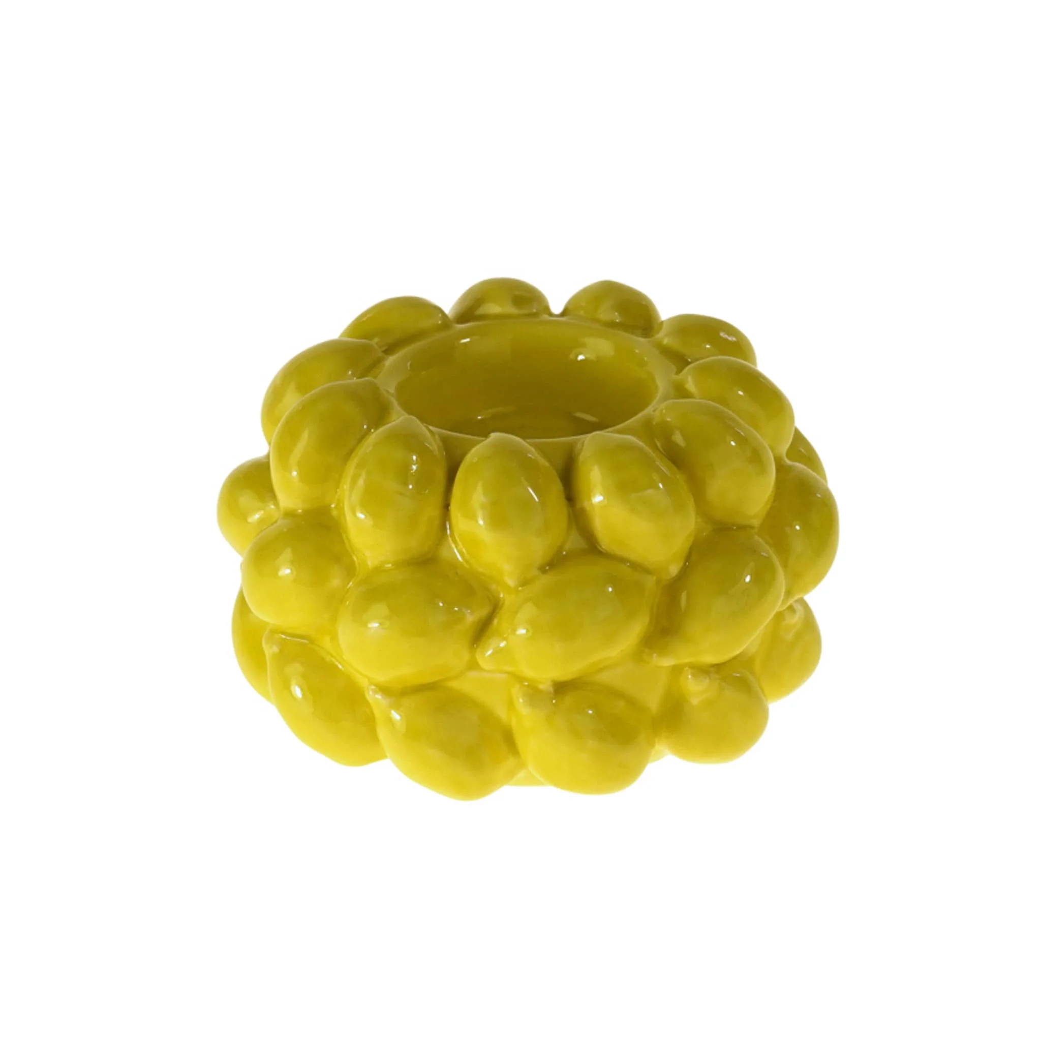 Ceramic Lemon Candle Holder