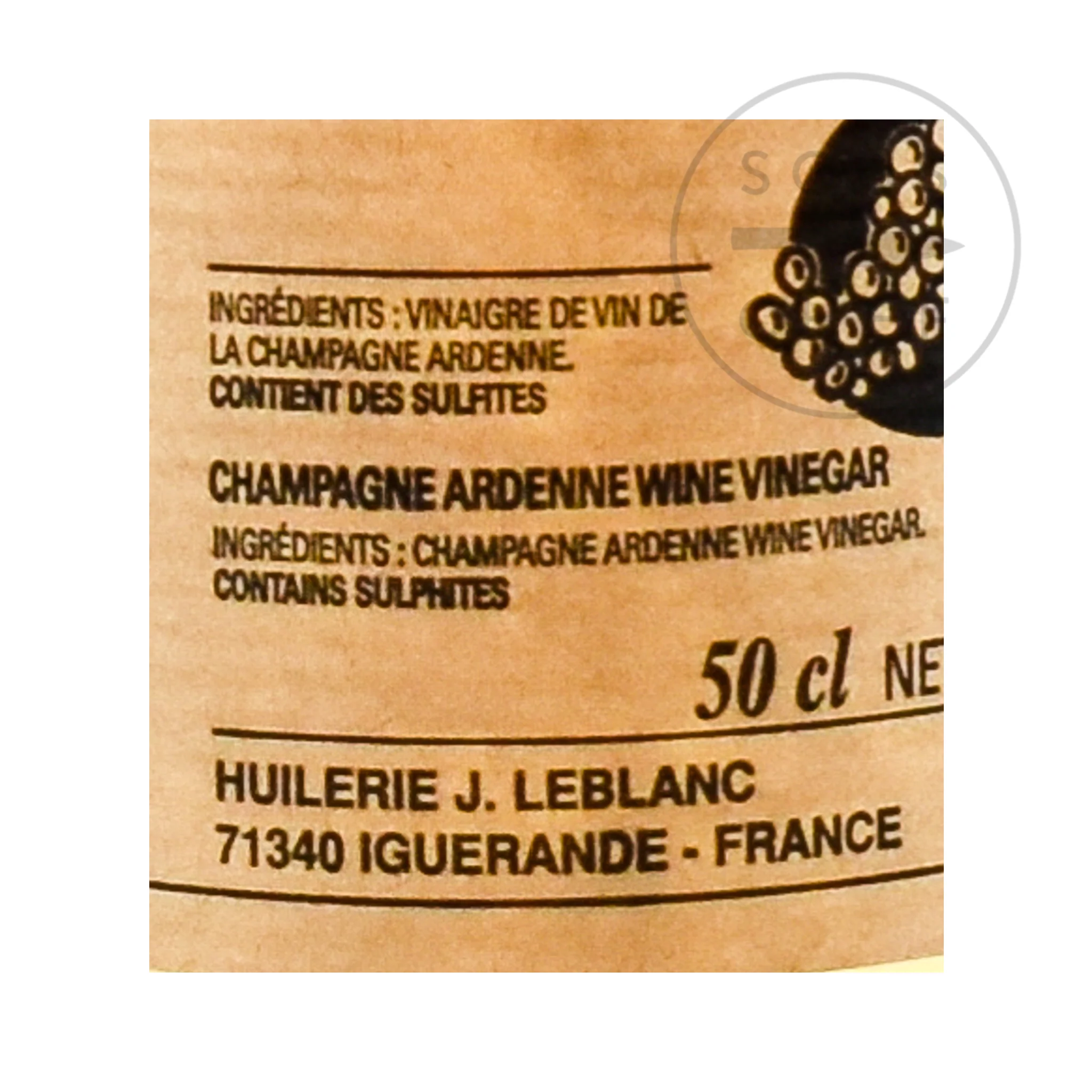 Champagne Vinegar, 500ml - Image 3