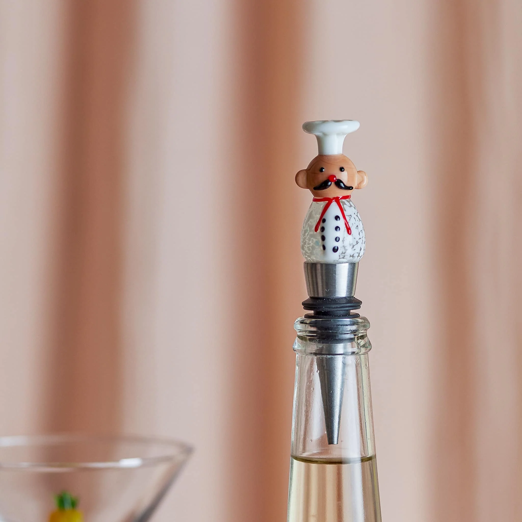 Chef Ceramic Bottle Stopper - Image 2