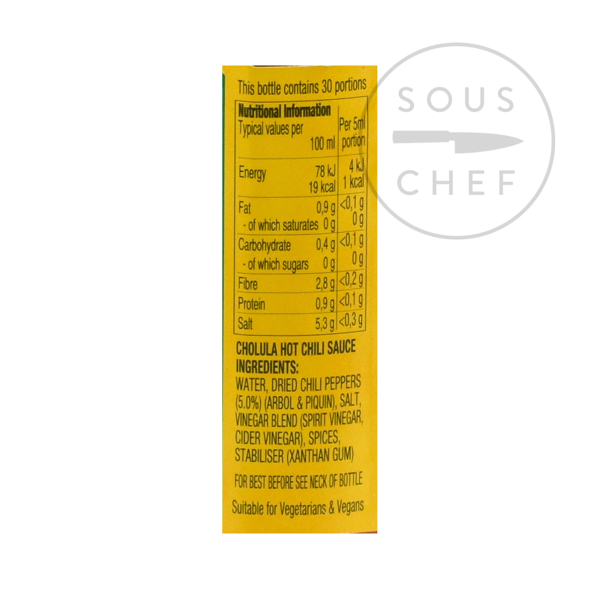 Cholula Original Hot Sauce, 150ml - Image 3