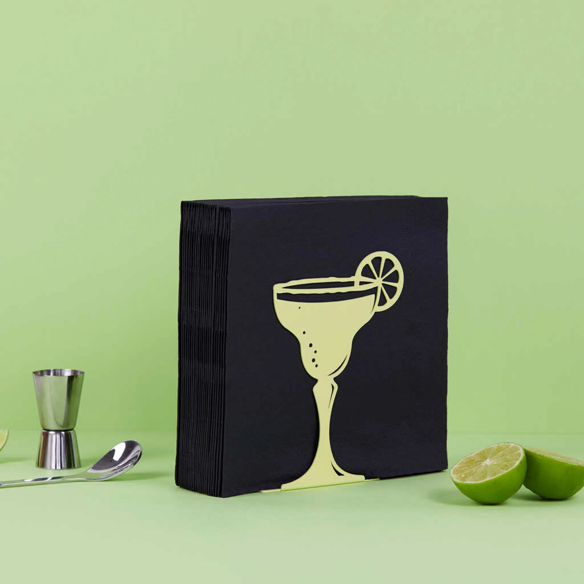 Cocktail Metal Napkin Holder - Image 3