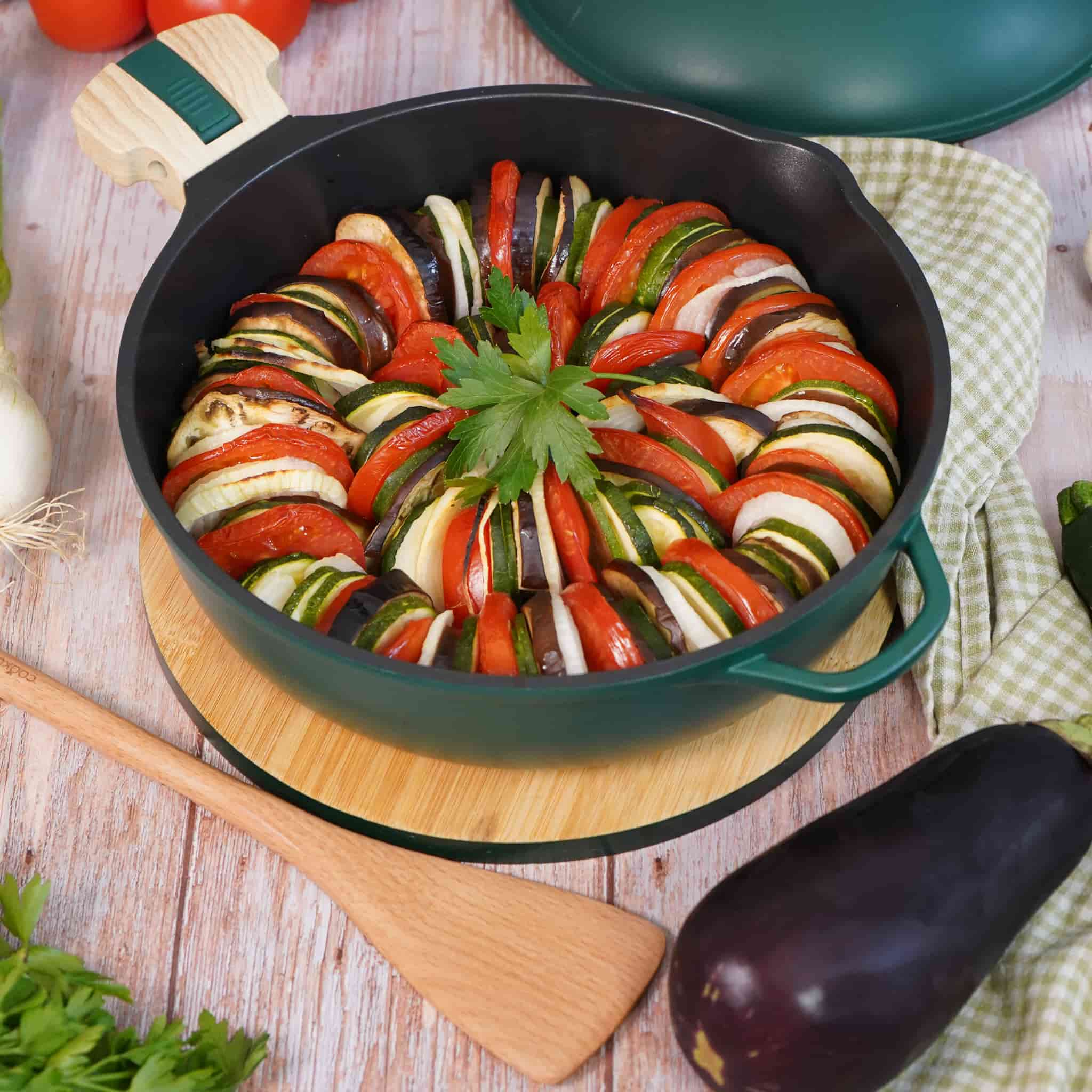 Cookut Lightweight Non-Stick Green Fabulous Pan, 28cm, BPA-Free - Image 5