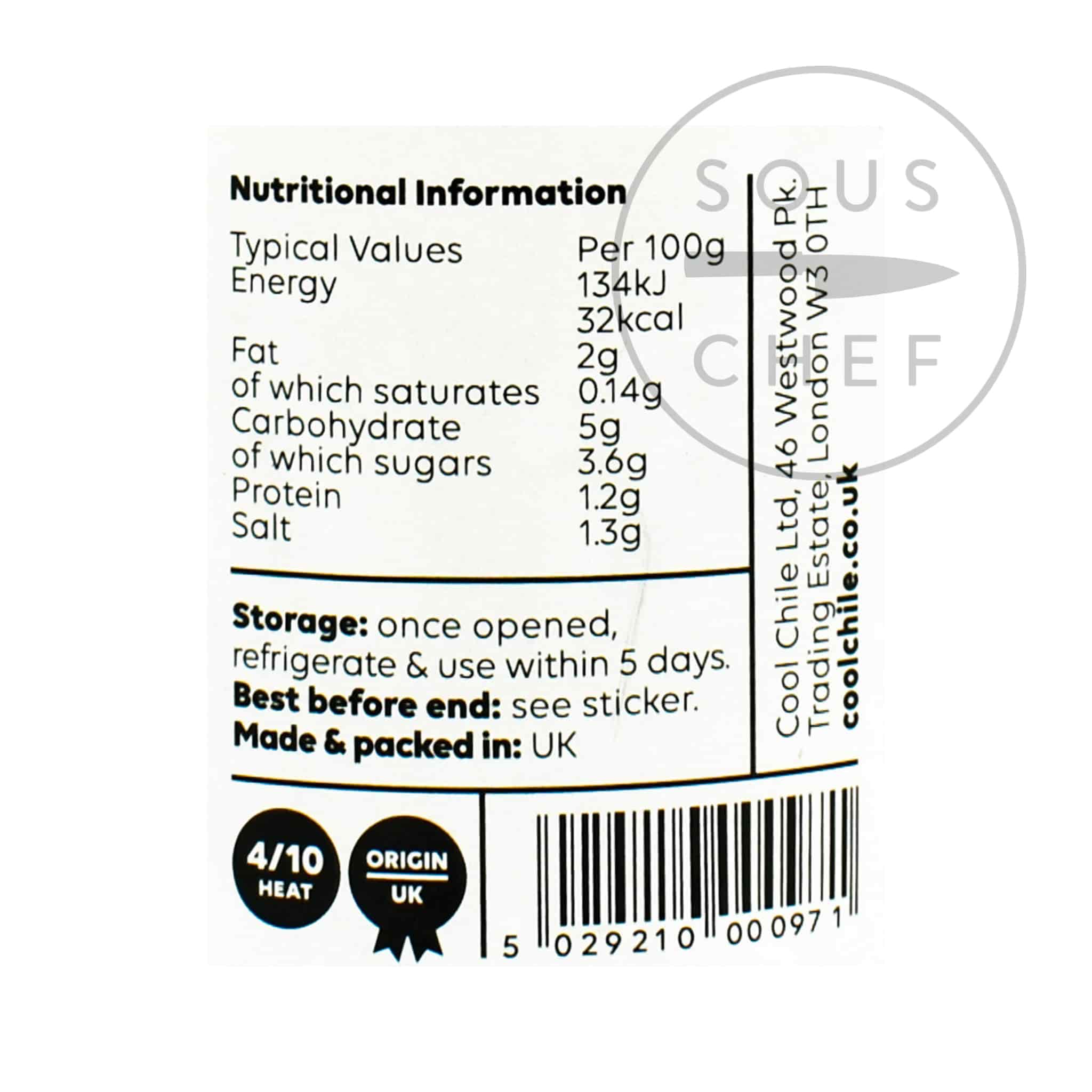 Cool Chile Co Tomatillo Salsa, 260g - Image 3