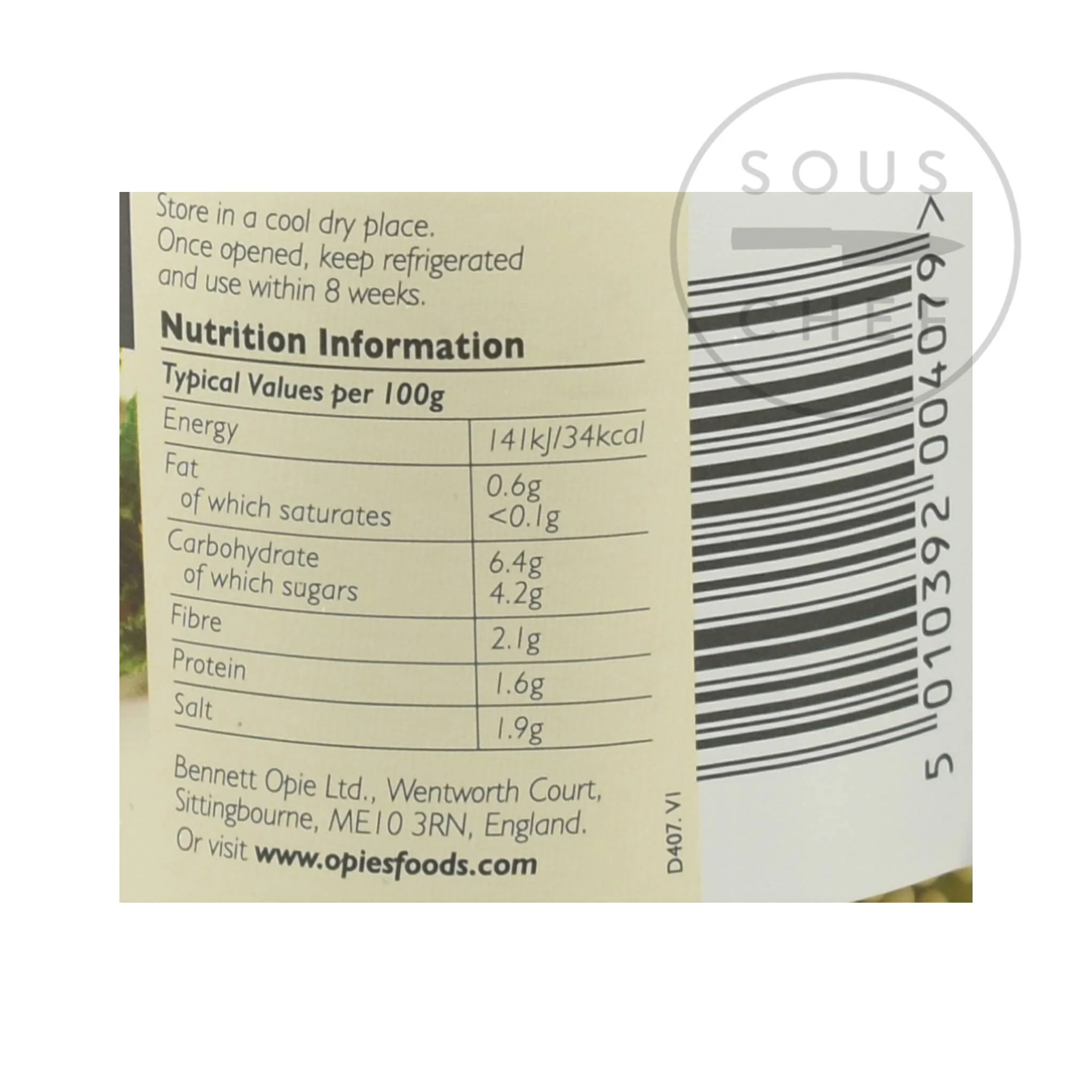 Cornichons and Pickled Onions, 350g - Image 2