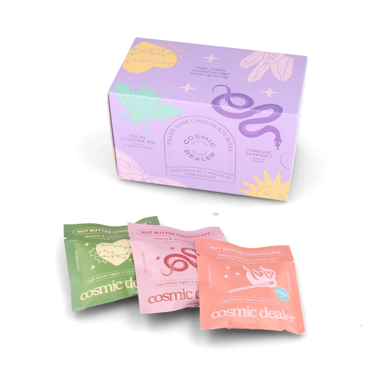 Short Dated Cosmic Dealer 14 Chakras Chocolate Discovery Box, 280g