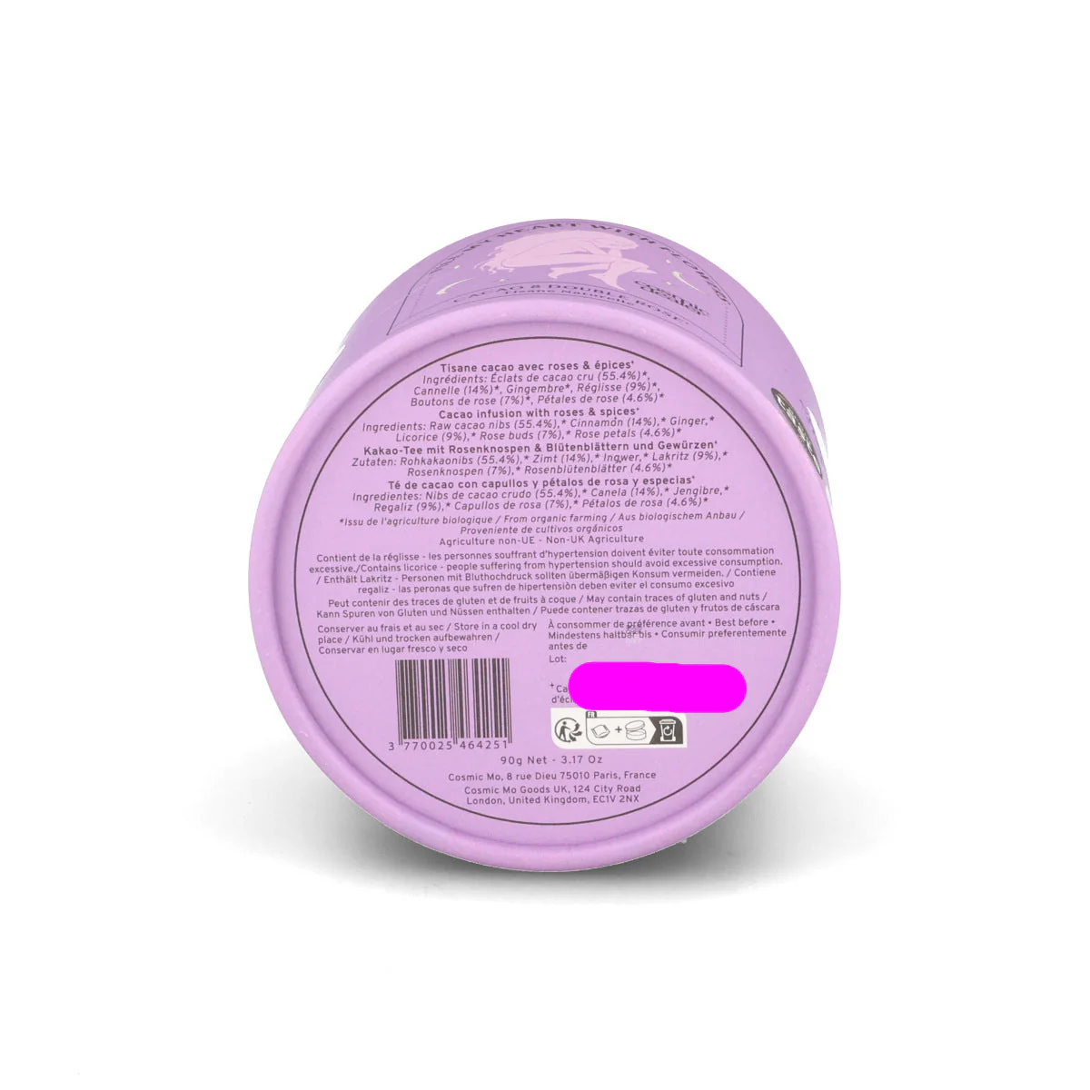 Cosmic Dealer Intuition Cocoa & Double Rose Infusion Loose Leaf Tea, 90g - Image 2