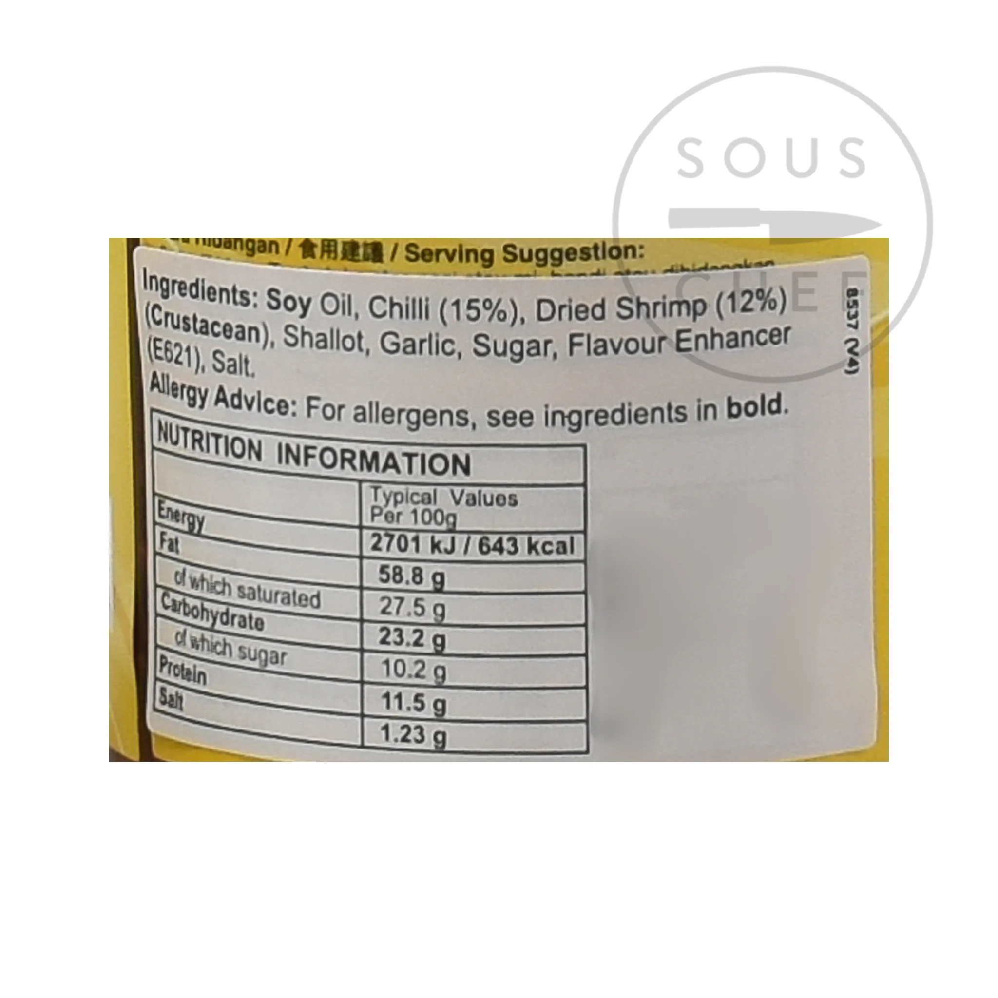 Crispy Prawn Chilli Sambal, 240g - Image 3