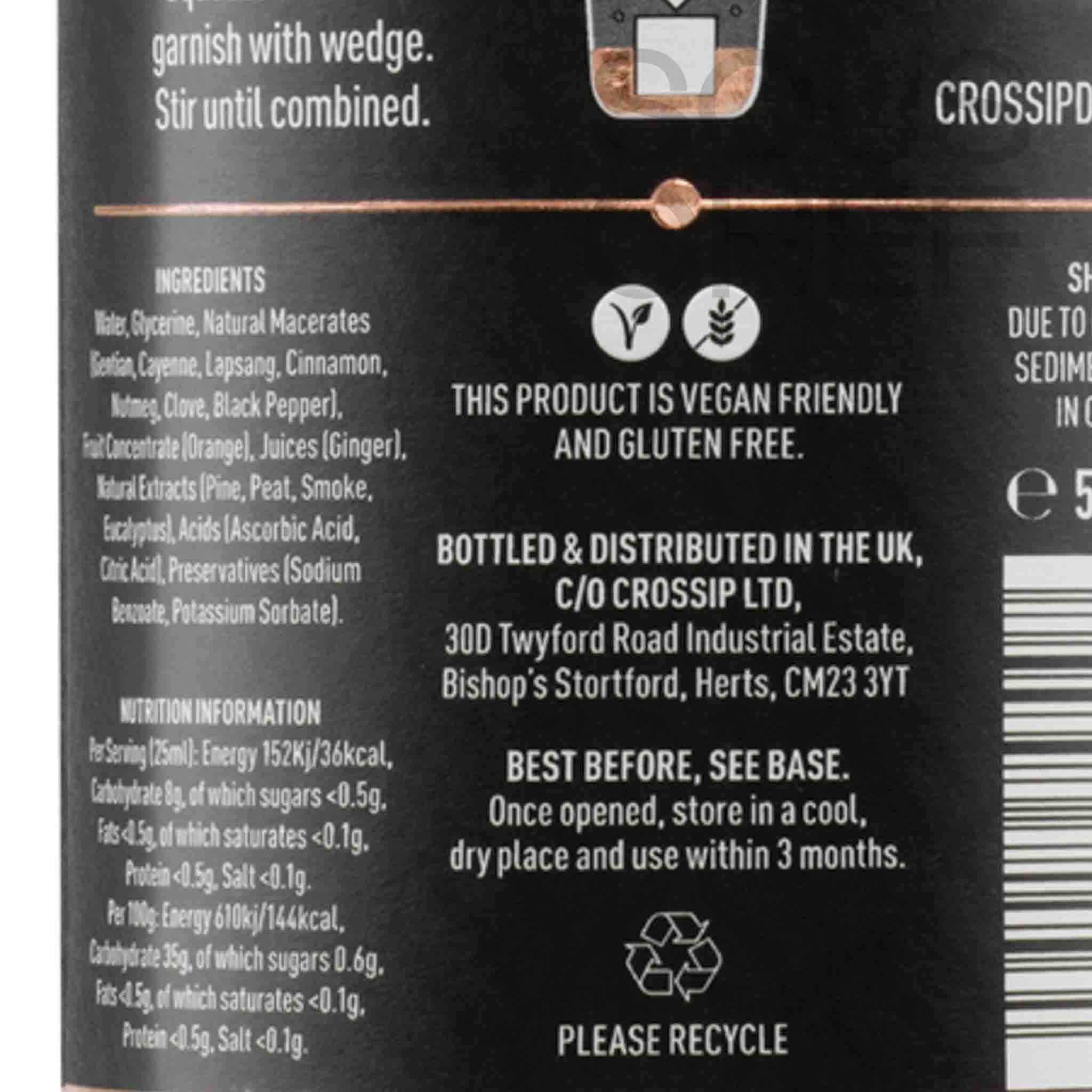 Crossip Dandy Smoke Non-Alcoholic Spirit, 500ml - Image 2