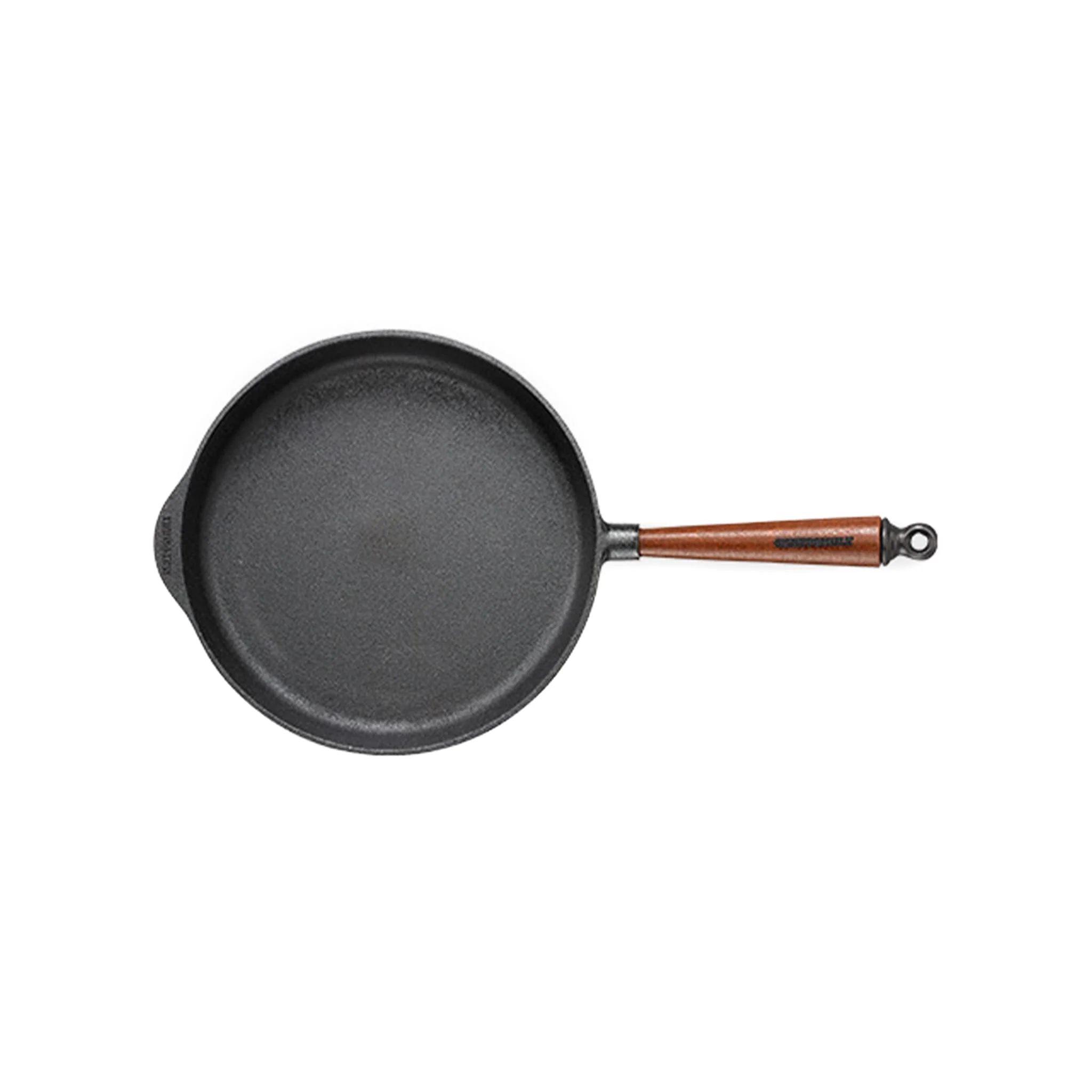 Skeppshult Cast Iron Deep Frying Pan with Beech Wood Handle, 28cm - Image 2