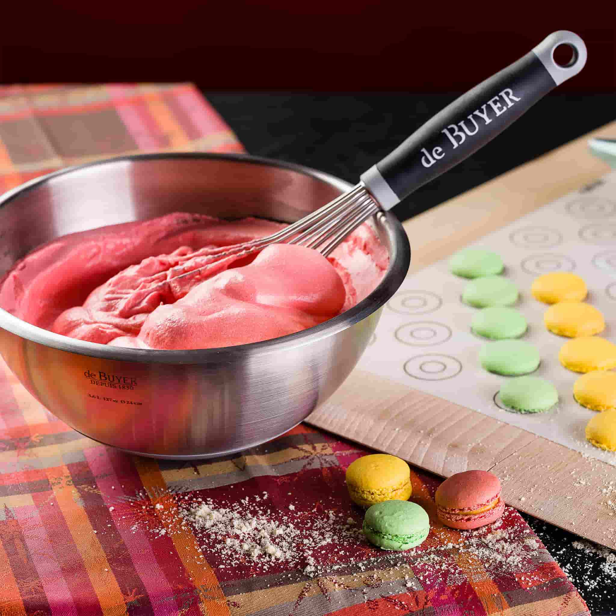 De Buyer Hemisphere Mixing Bowl with Silicone Base, 16cm - Image 3
