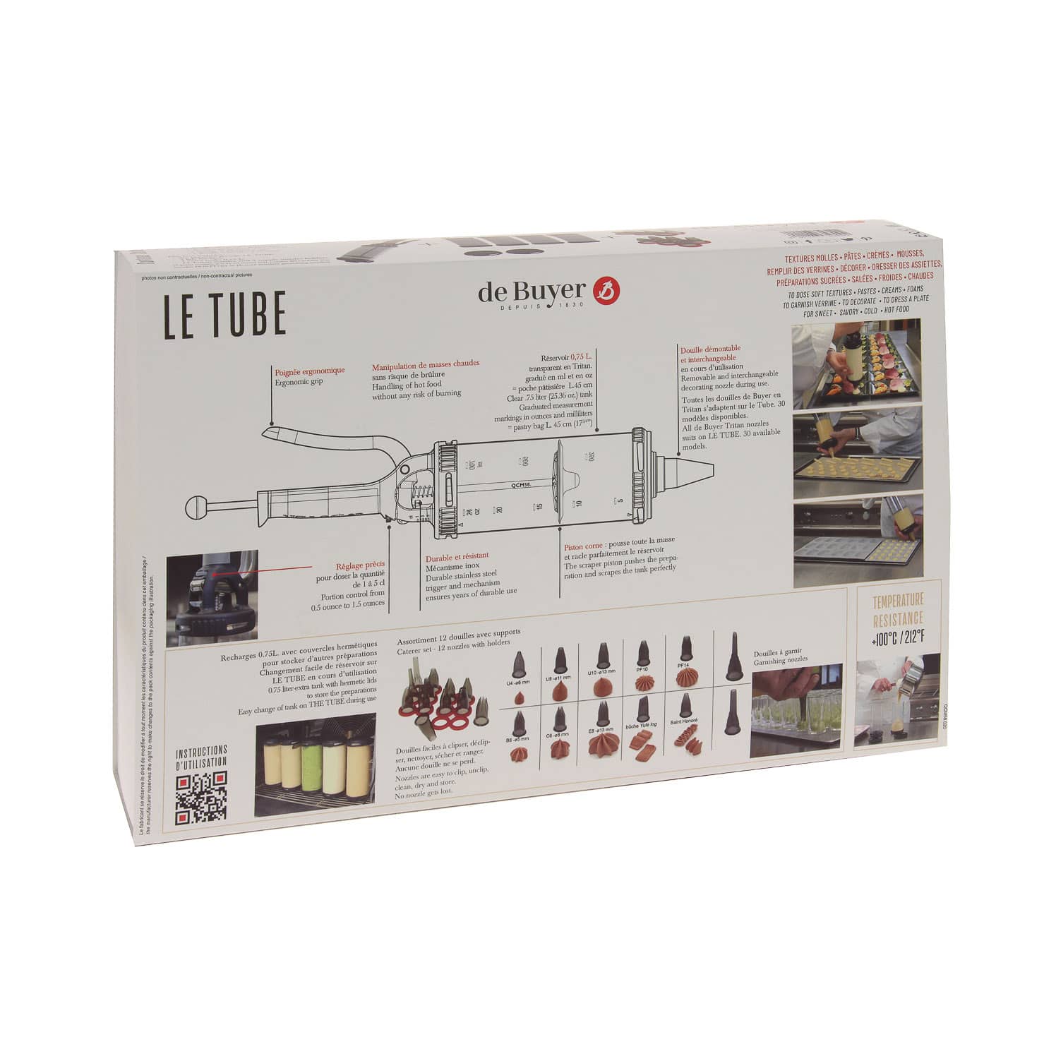 De Buyer 'Le Tube' Pro Pastry Syringe - Image 8